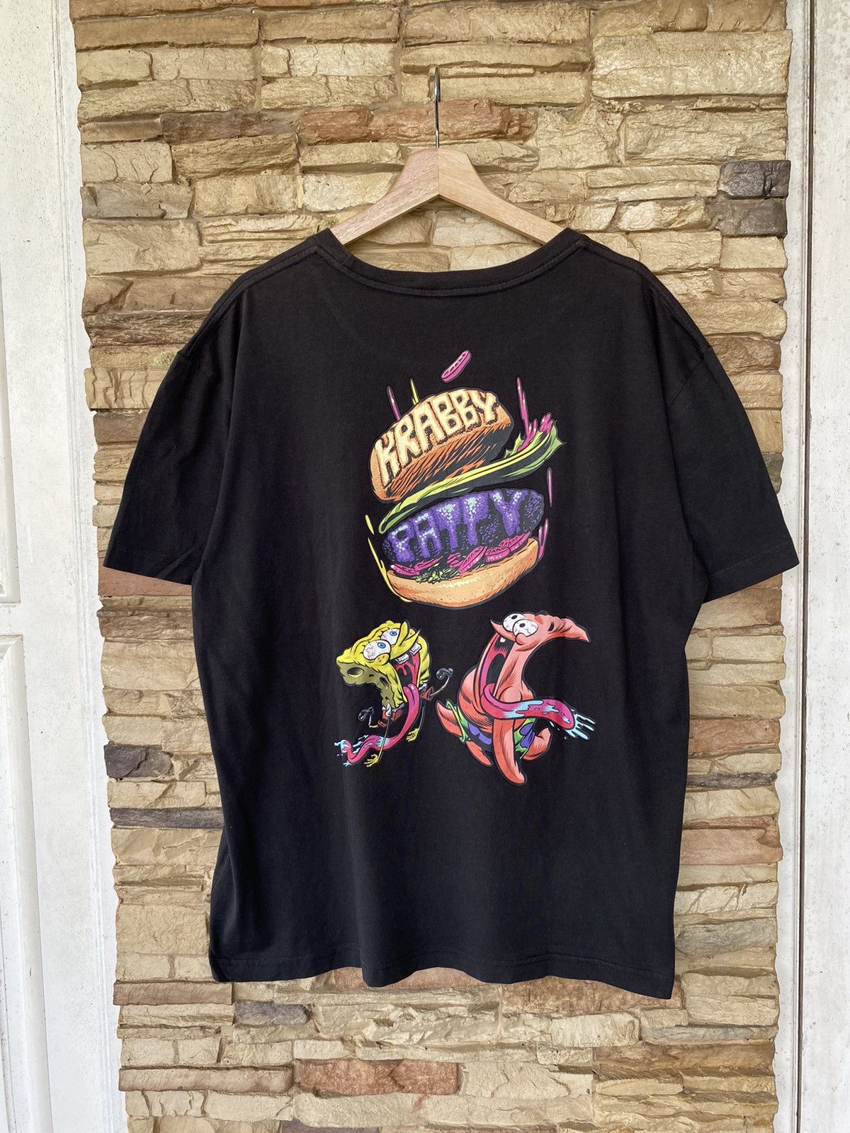 Vintage Spongebob Patrick Krabby Patty Cartoon Tee Hoodie, Sweatshirt | PodTeesHub.com