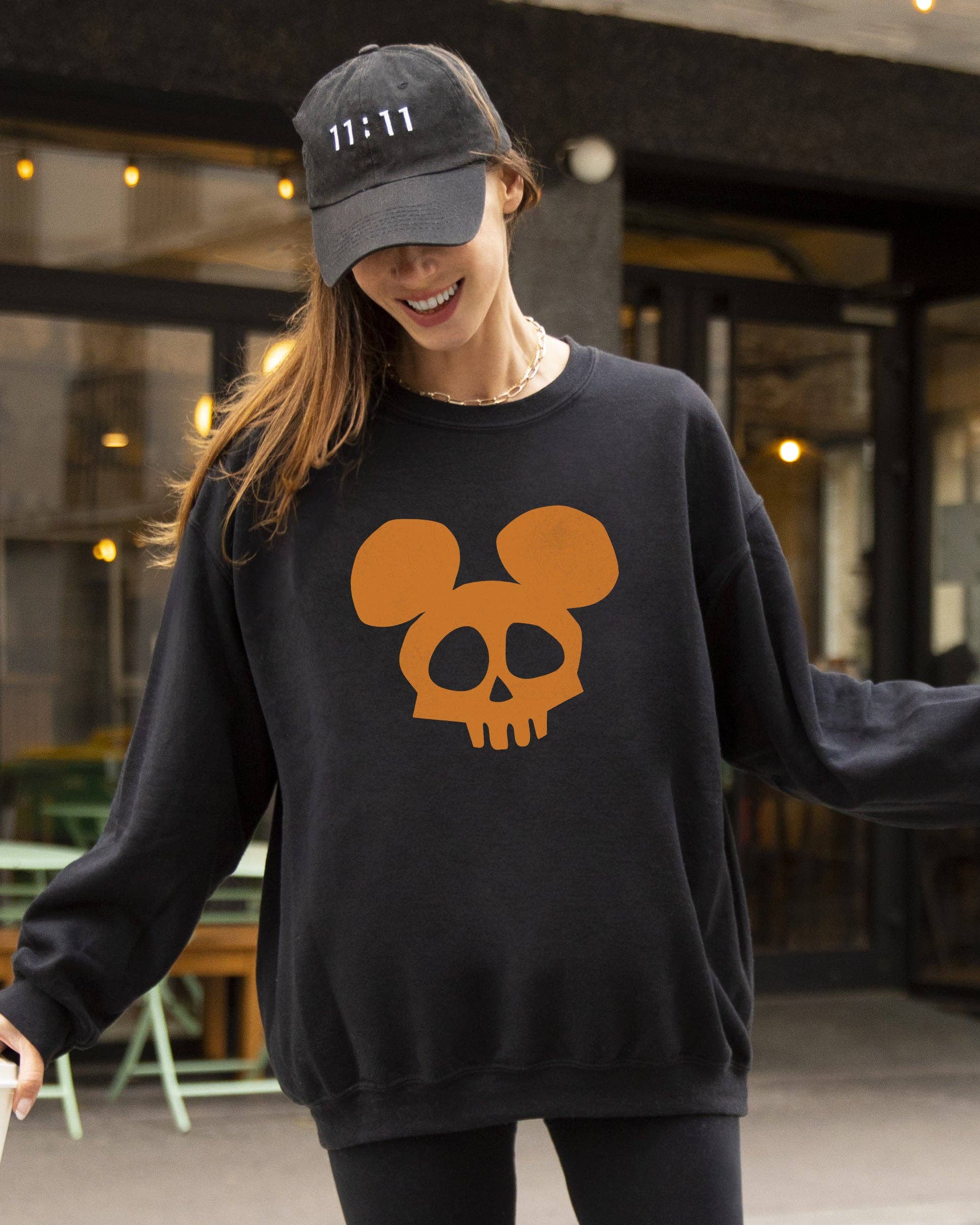 Mouse Ears, Skeleton,  Spooky, Halloween Sweatshirt T-Shirts, Hoodie | PodTeesHub.com