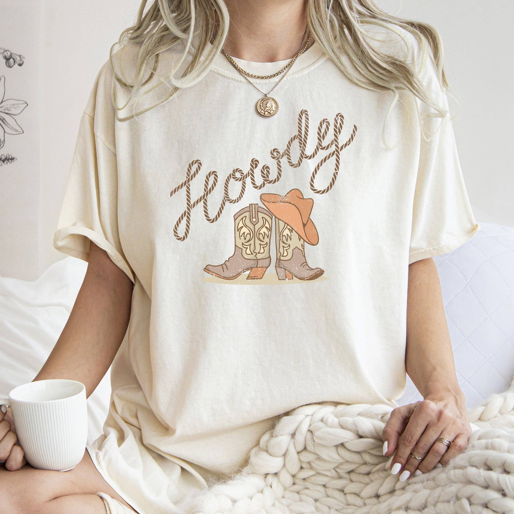 Howdy, Cowboy Boots, Western, Country, Cowgirl,  Tshirt Hoodie, Sweatshirt | PodTeesHub.com