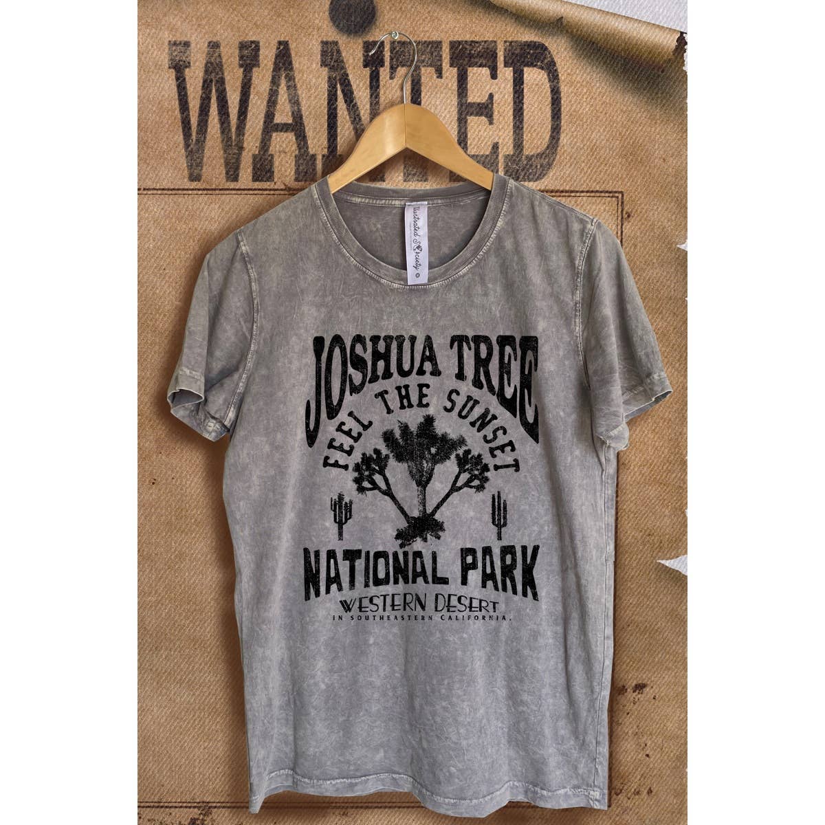 Joshua Tree Vintage  Mineral Wash  Graphic  Tee Hoodie, Sweatshirt | PodTeesHub.com