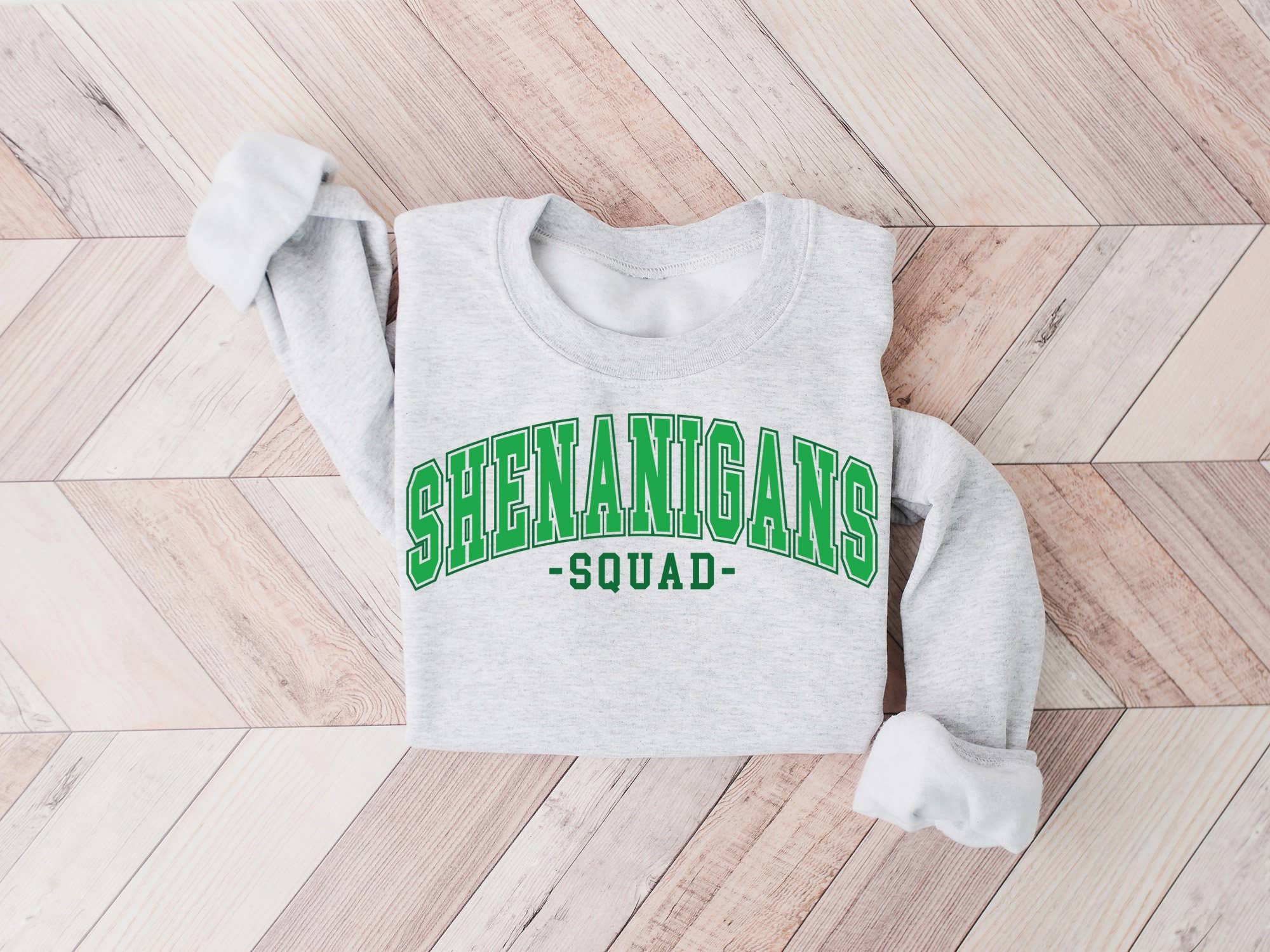 Lucky St. Patrick's Day Squad Sweatshirt - Happy Shamrock Te T-Shirts, Hoodie | PodTeesHub.com