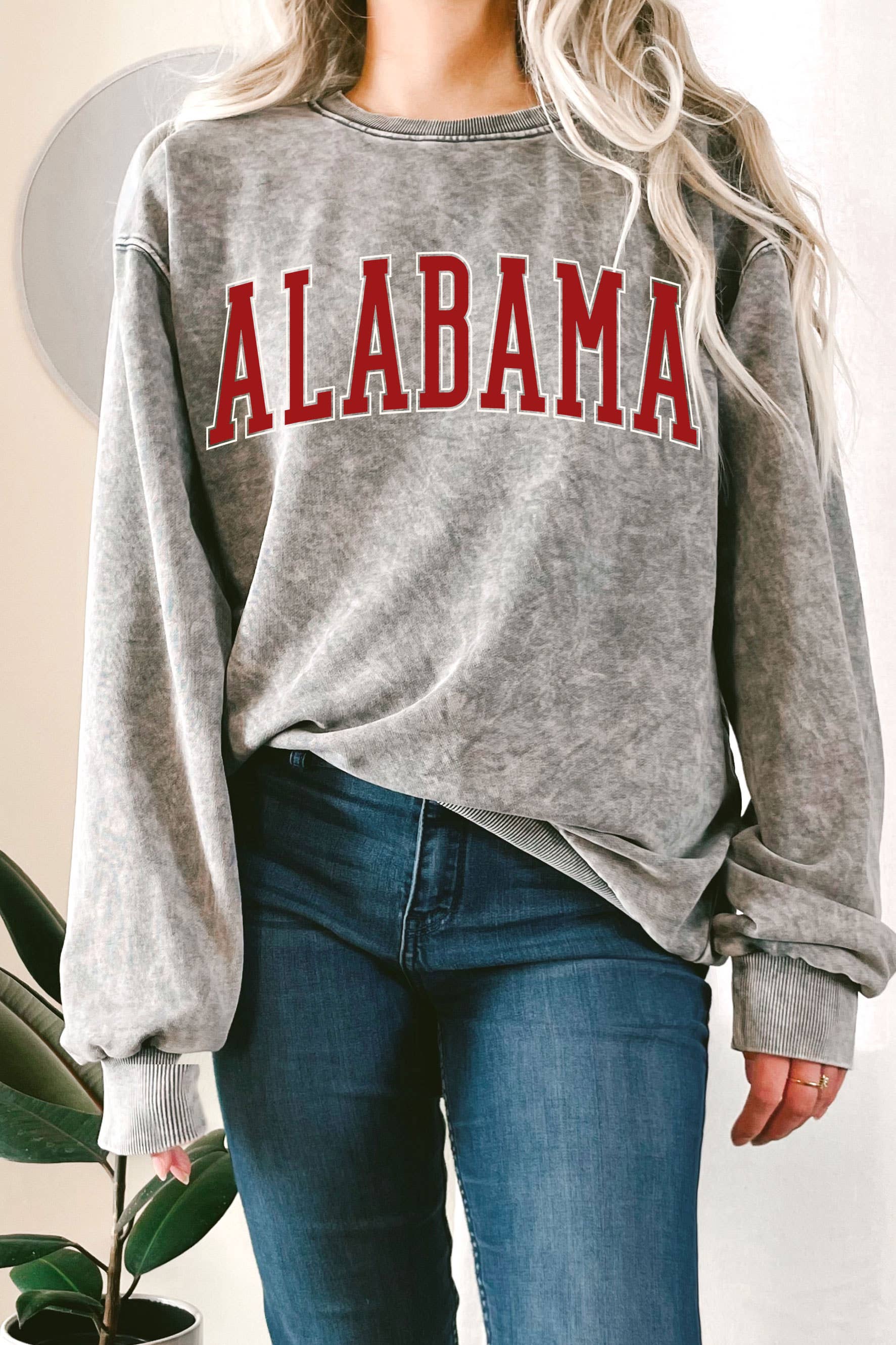 Alabama Puff Print Mineral Graphic Terry Sweatshirt T-Shirts, Hoodie | PodTeesHub.com