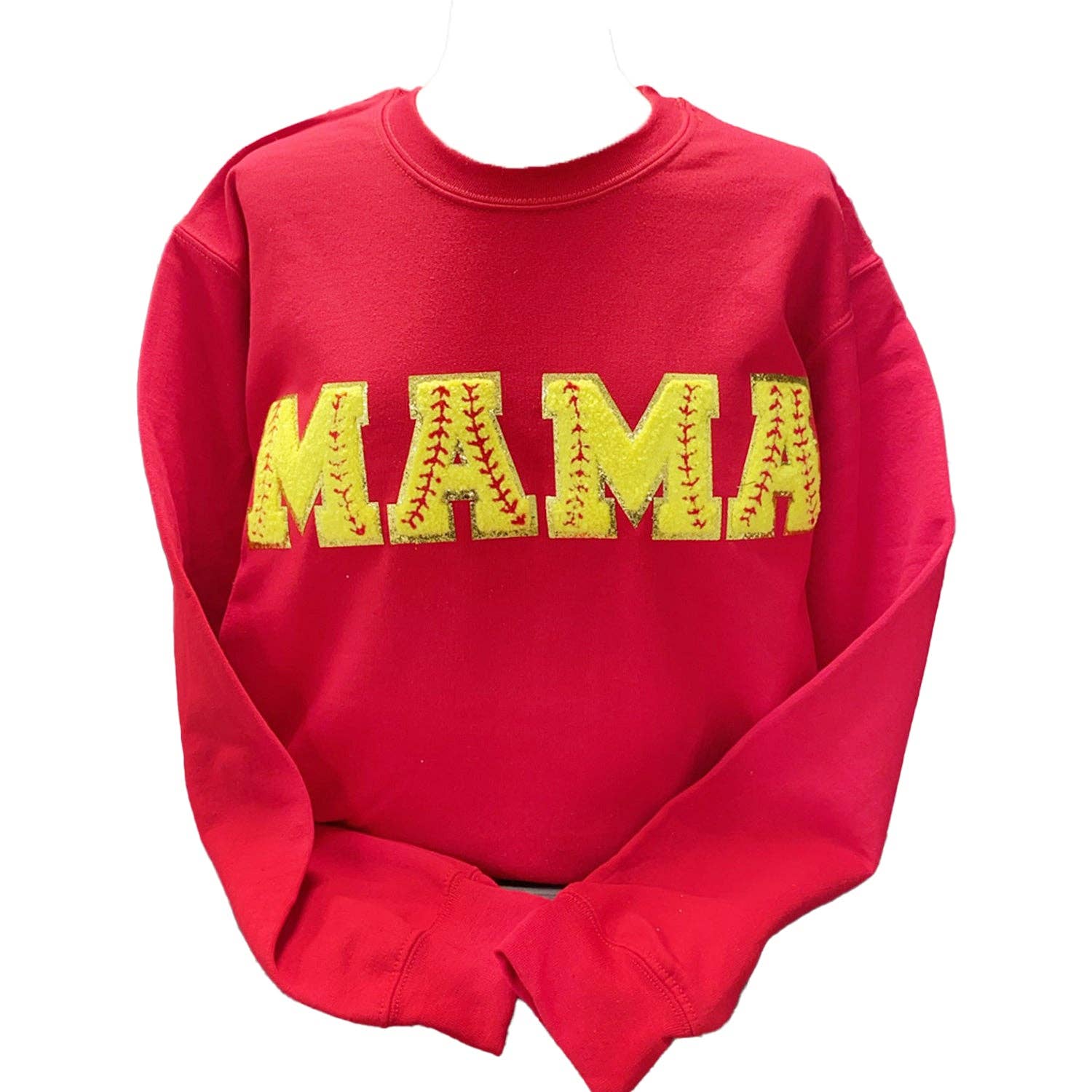 SW-6723 Mama Softball-Red Sweatshirt T-Shirts, Hoodie | PodTeesHub.com