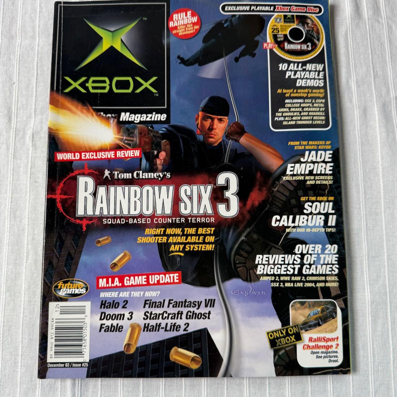 Other Vtg Xbox Magazine 25 Dec 2003 Rainbow Six 3 T-Shirts, Hoodie, Sweatshirt