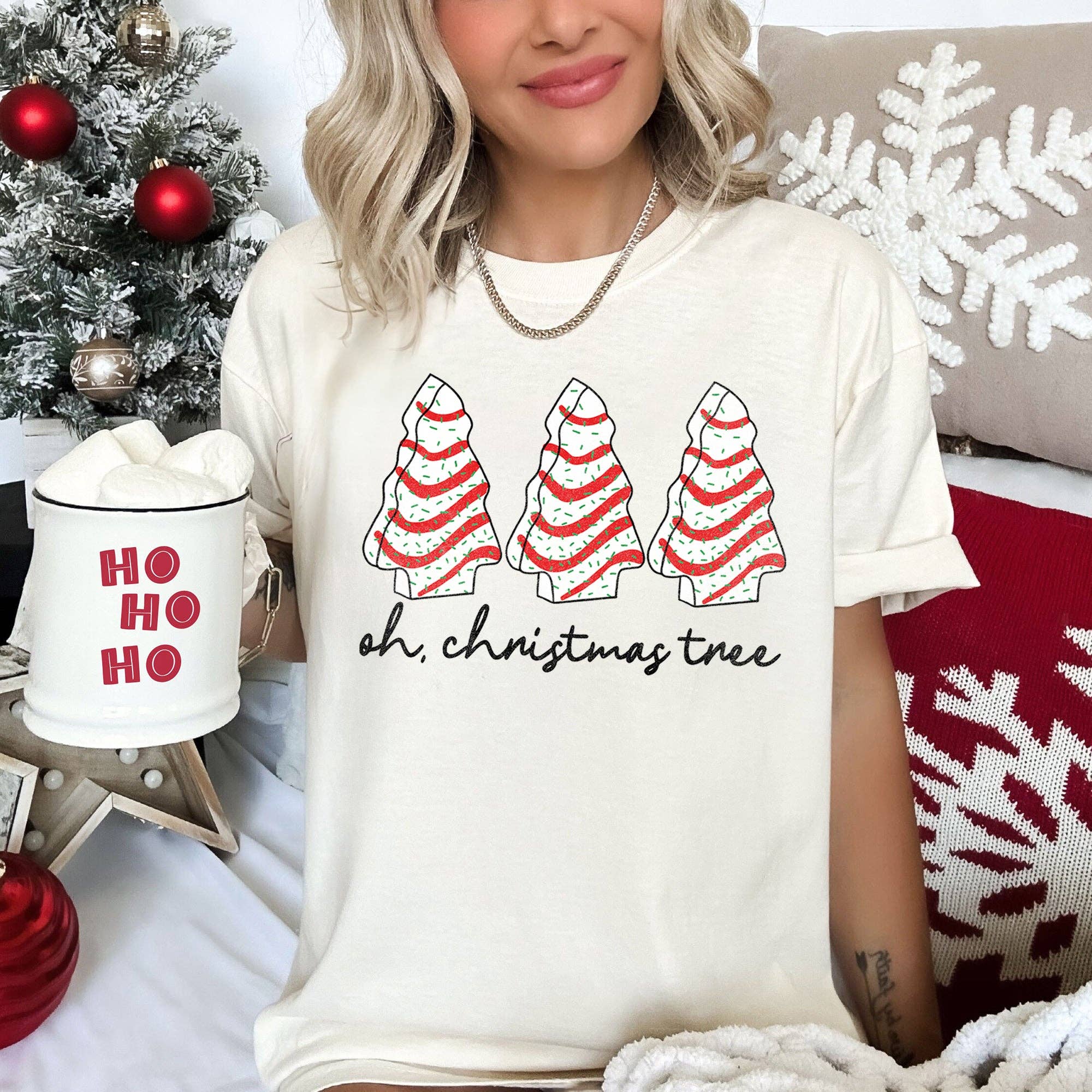 Oh Christmas Tree, Snack, Little Debbie, Tshirt Hoodie, Sweatshirt | PodTeesHub.com