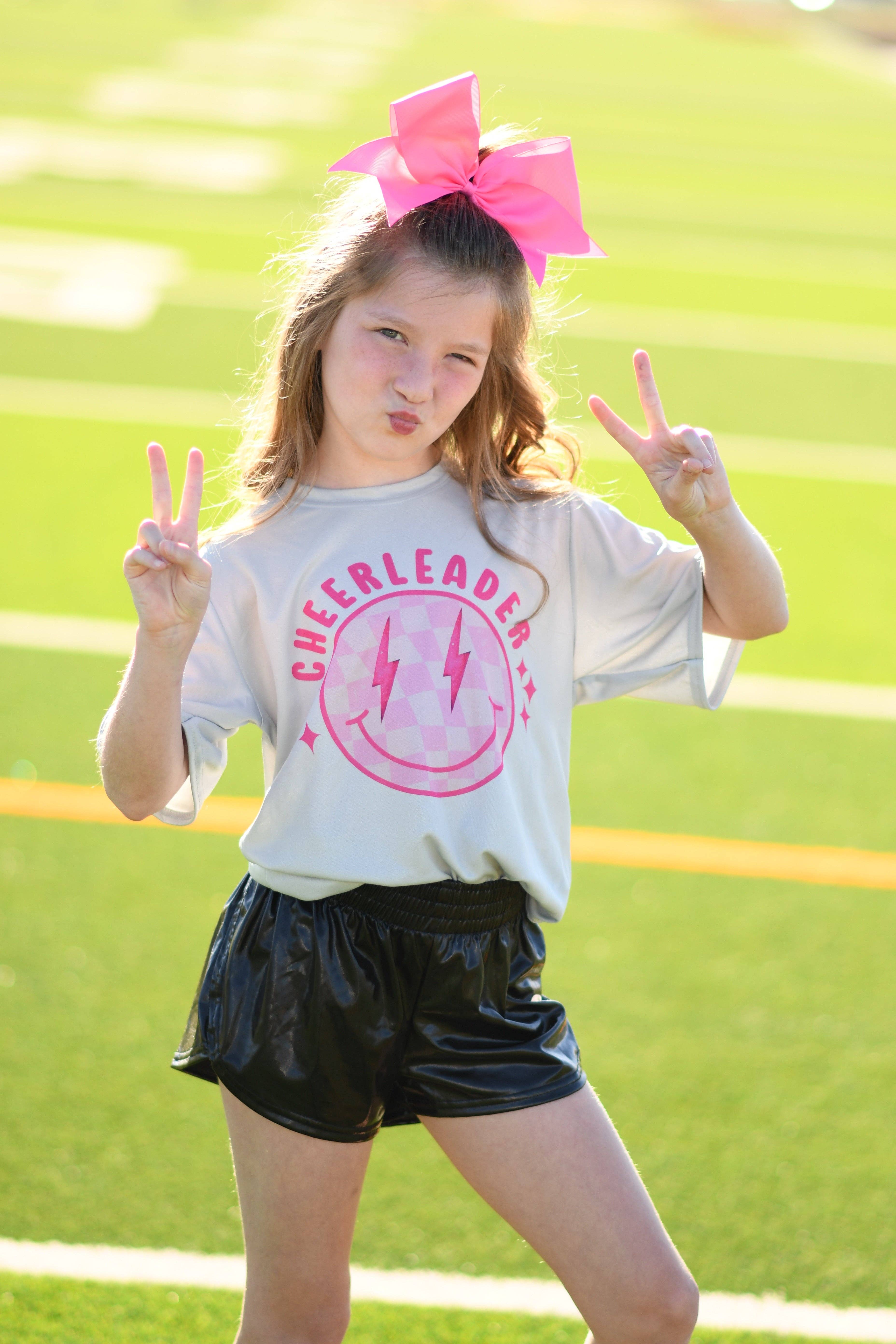Cheerleader Smiley Tee Hoodie, Sweatshirt | PodTeesHub.com
