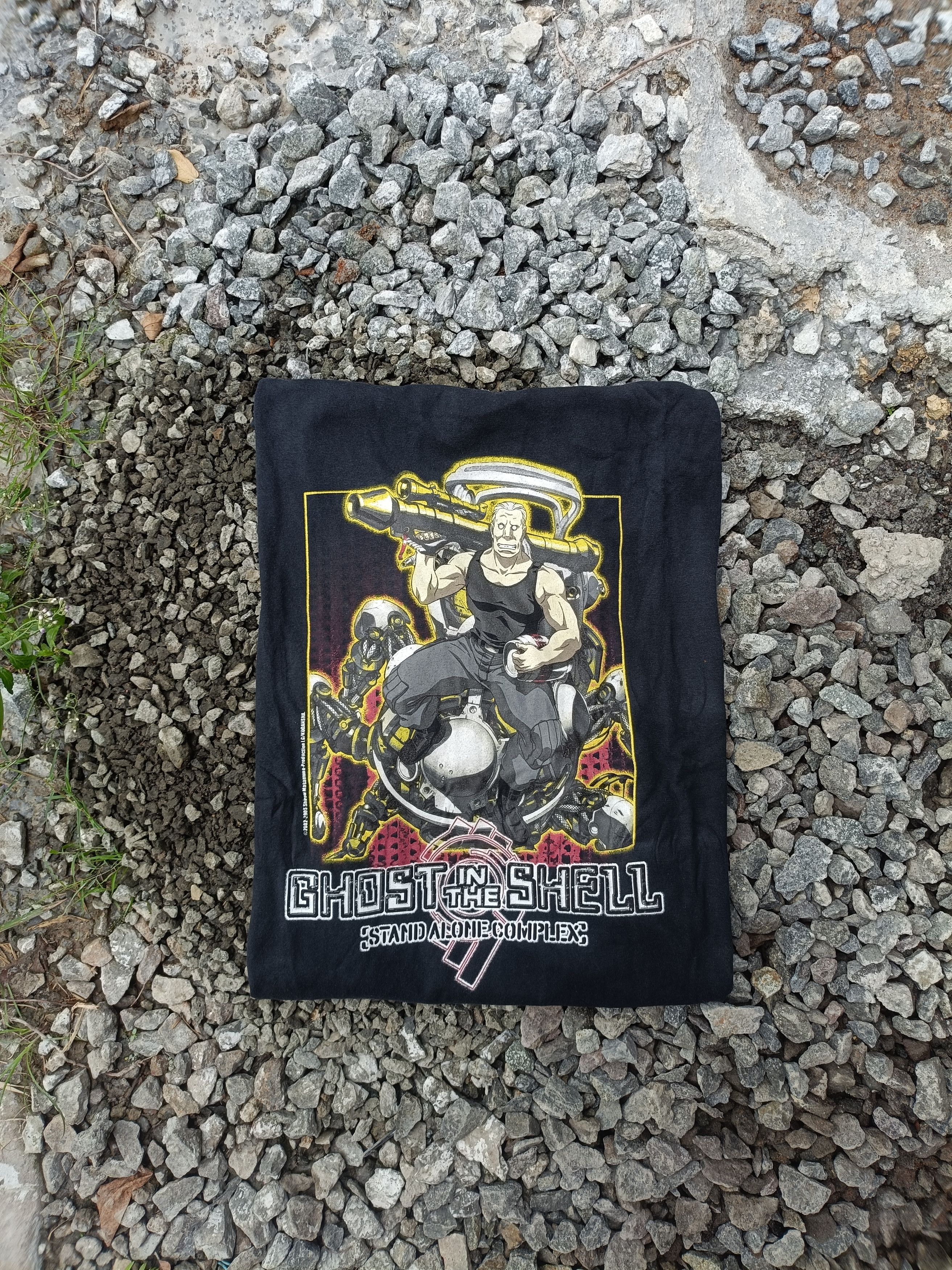 Vintage Anime Shirt Ghost In The Shell Hoodie, Sweatshirt | PodTeesHub.com