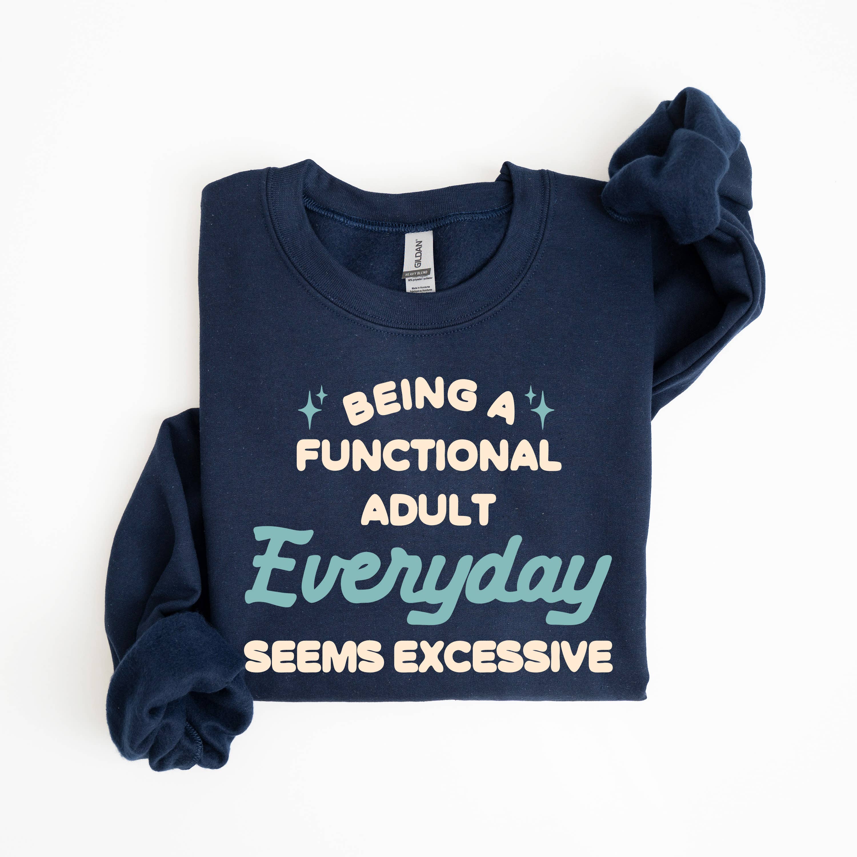 Functional Adult Sweatshirt, Funny Crewneck Sweatshirt T-Shirts, Hoodie | PodTeesHub.com