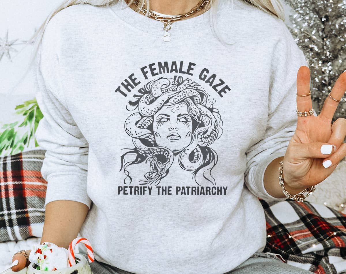 The Female Gaze - Feminist Women's Rights Sweatshirt T-Shirts, Hoodie | PodTeesHub.com