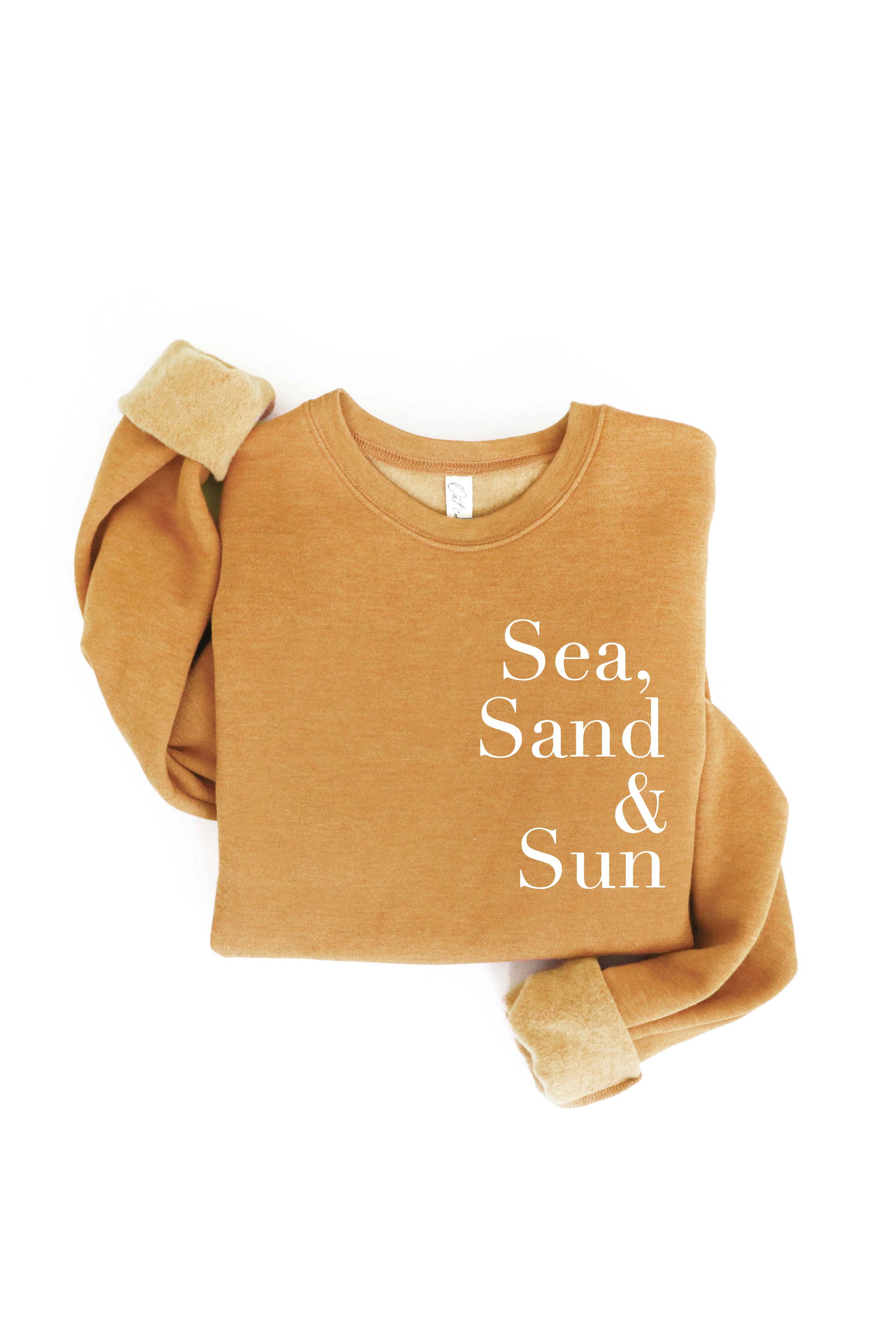 Sea, Sand & Sun Graphic Sweatshirt T-Shirts, Hoodie | PodTeesHub.com