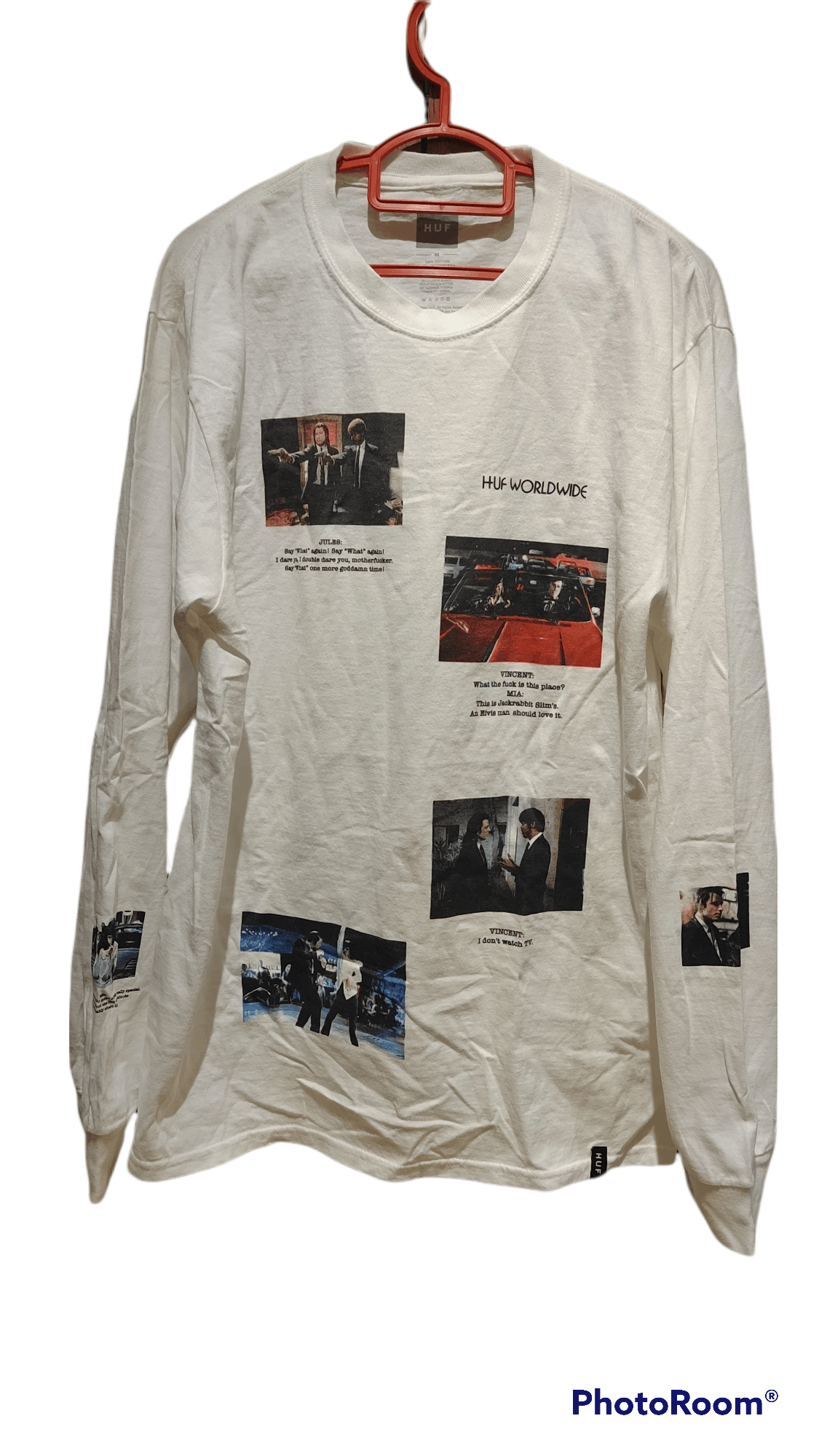 Huf X Pulp Fiction John Travolta Miramax Films Movie T-Shirts, Hoodie, Sweatshirt