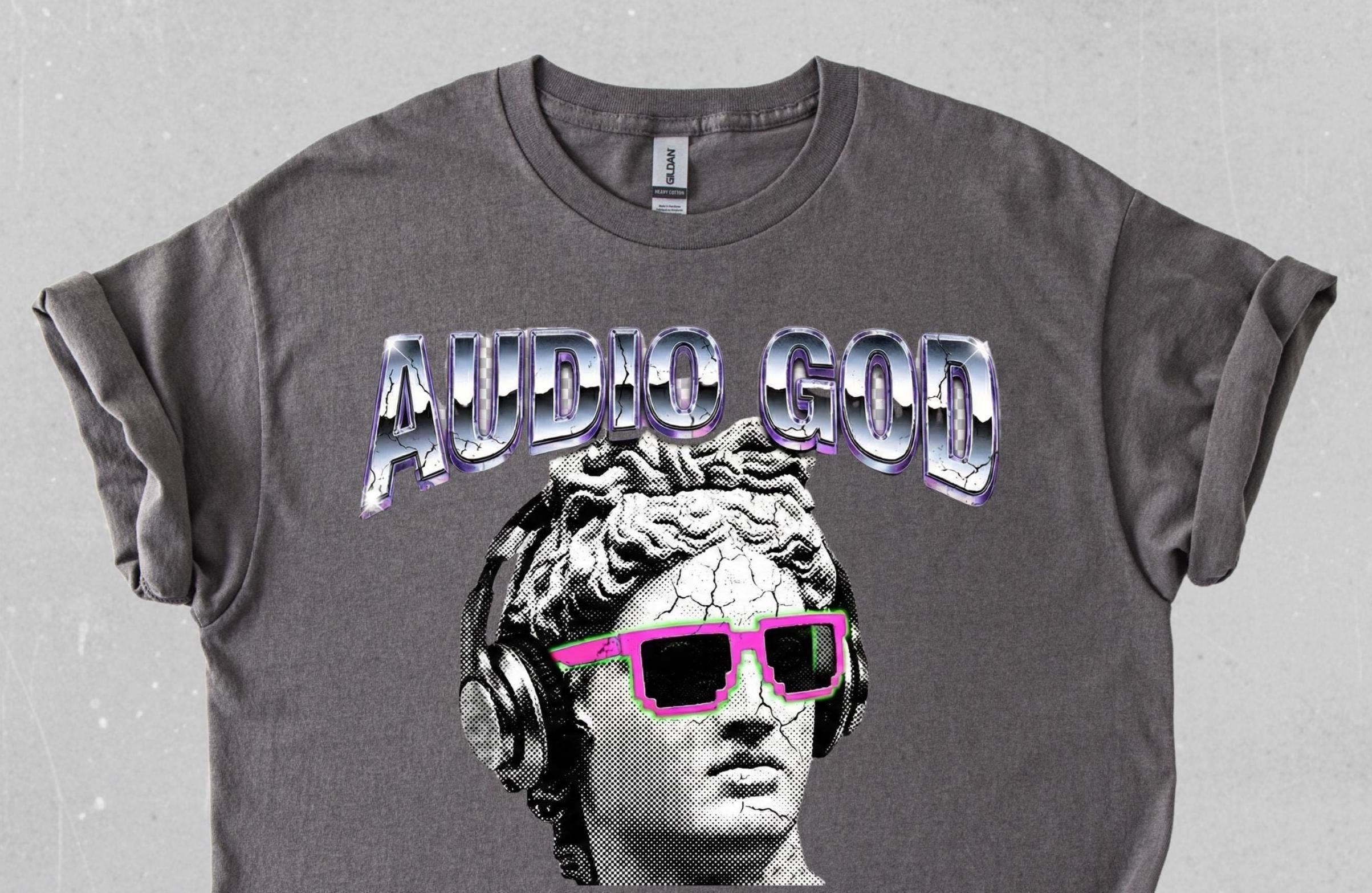 Vaporwave Greek God Tee, 90S Rap Style Hoodie, Sweatshirt | PodTeesHub.com