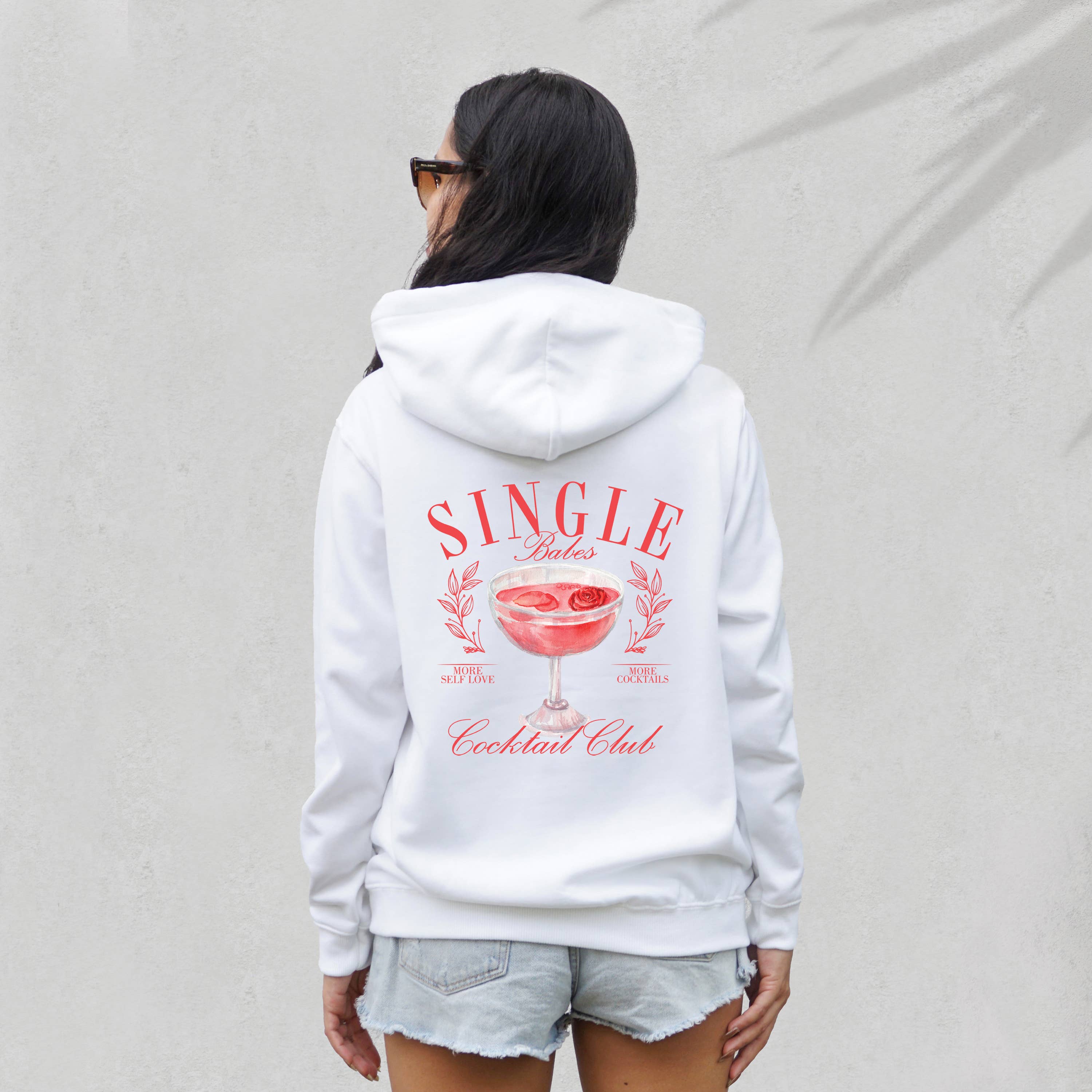 Valentines Day Sweatshirt, Hooded, Single Babes Club T-Shirts, Hoodie | PodTeesHub.com