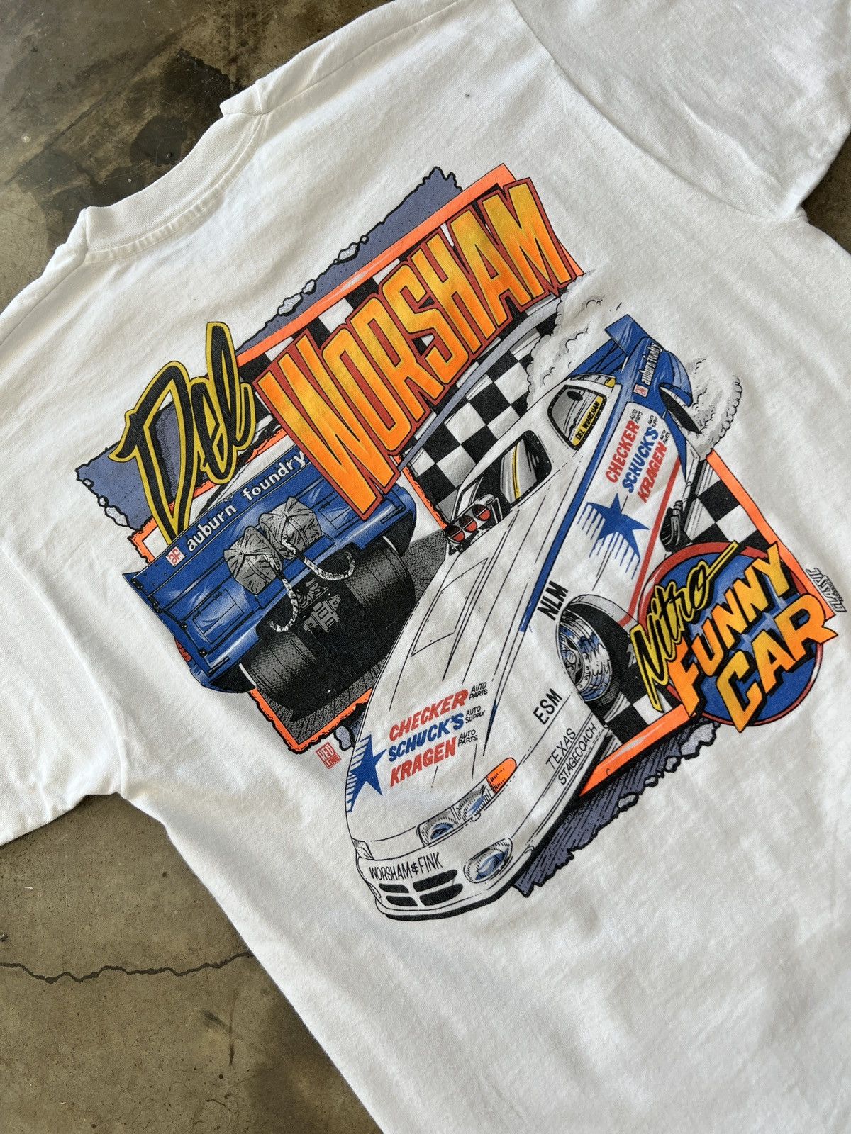 Vintage Auburn Foundry Racing Tee Sz Medium Hoodie, Sweatshirt | PodTeesHub.com
