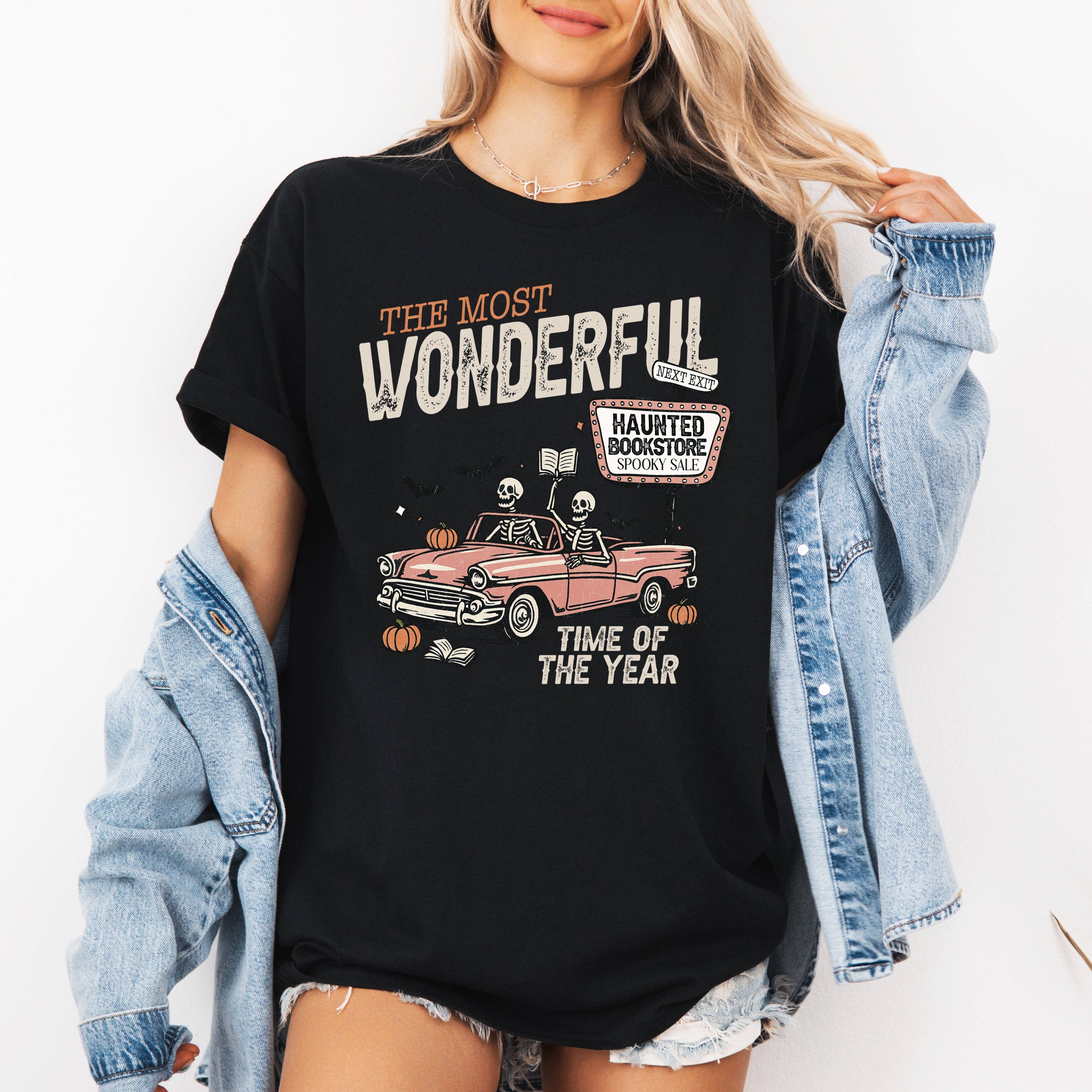 The Most Wonderful Time of the Year Halloween Library Tshirt Hoodie, Sweatshirt | PodTeesHub.com