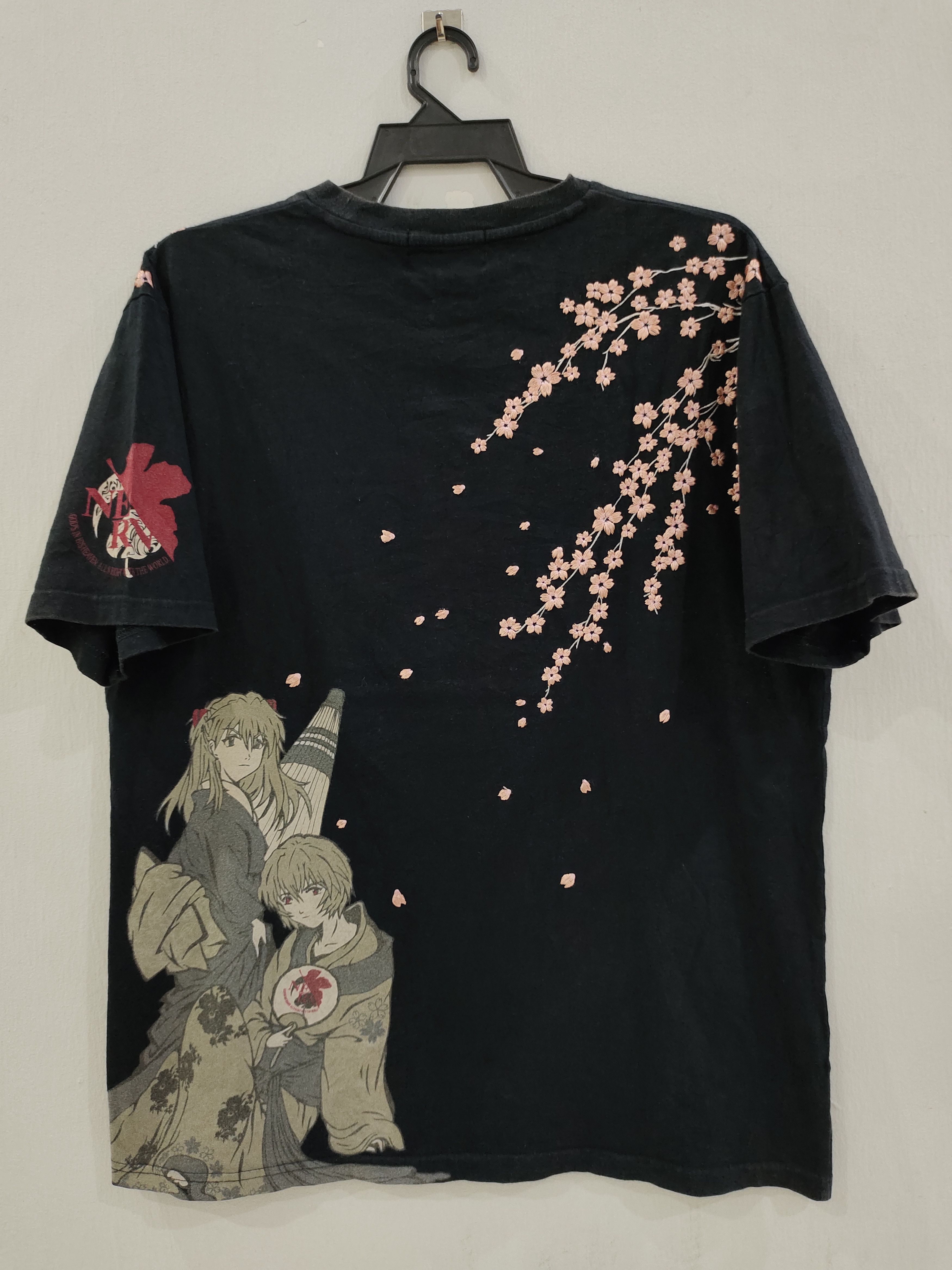Japanese Brand X Vintage Vintage Neon Genesis Evangelion Nishiki Rare Tee Hoodie, Sweatshirt | PodTeesHub.com