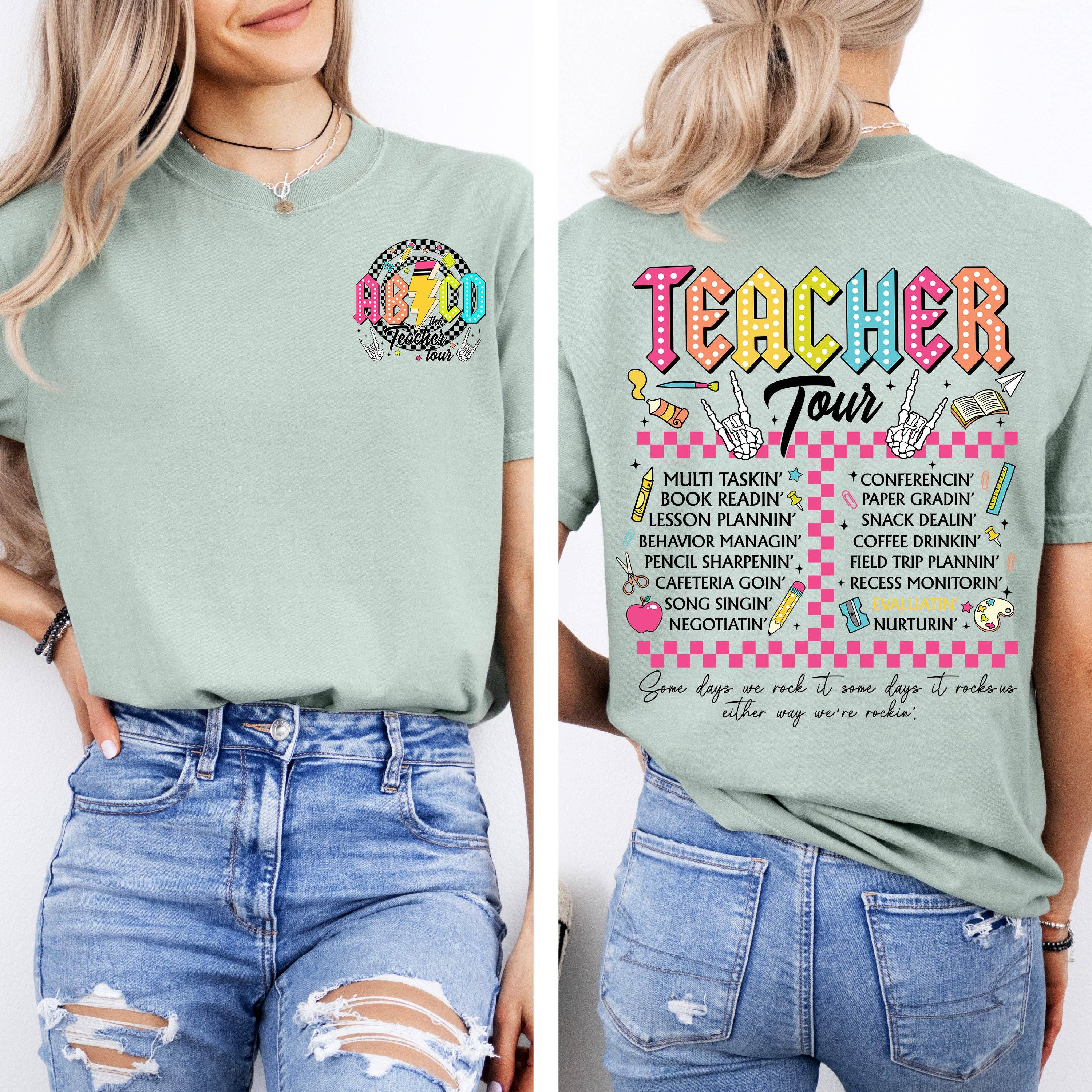 Teacher Tour, Back To School, First Day of School T-Shirt Hoodie, Sweatshirt | PodTeesHub.com