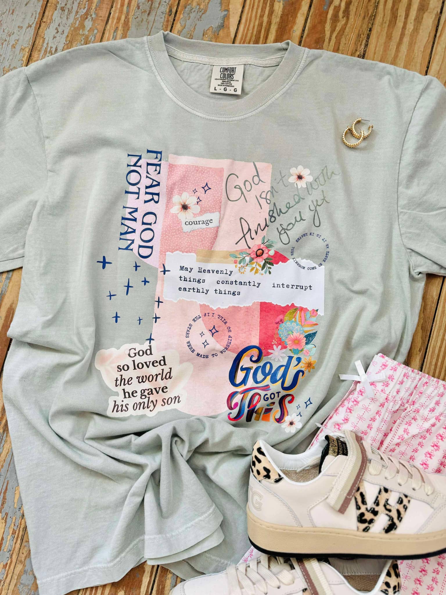 Inspirational Faith Thing's Collage Dtf Tee Hoodie, Sweatshirt | PodTeesHub.com