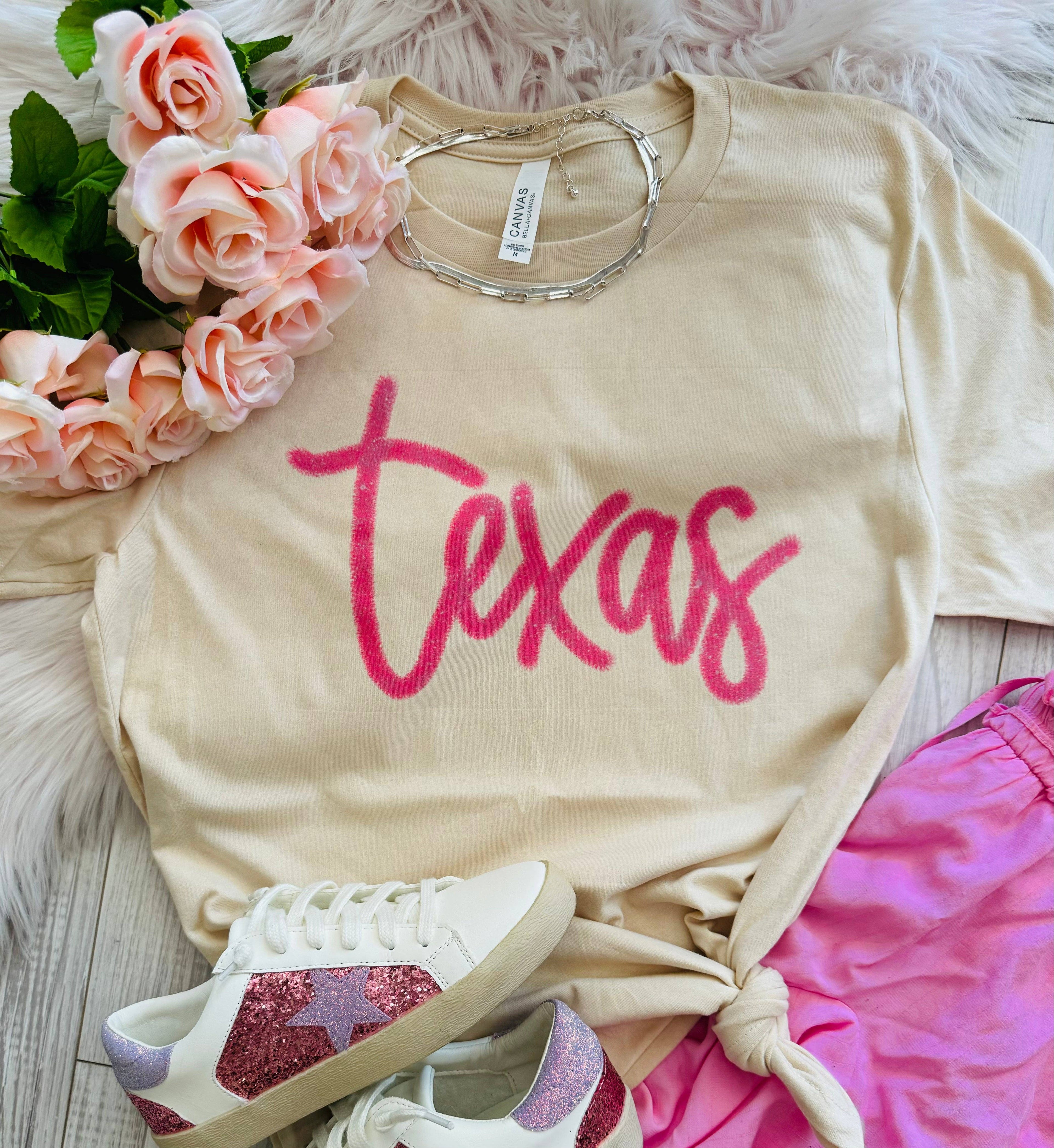 Texas Faux Tinsel Tee Hoodie, Sweatshirt | PodTeesHub.com