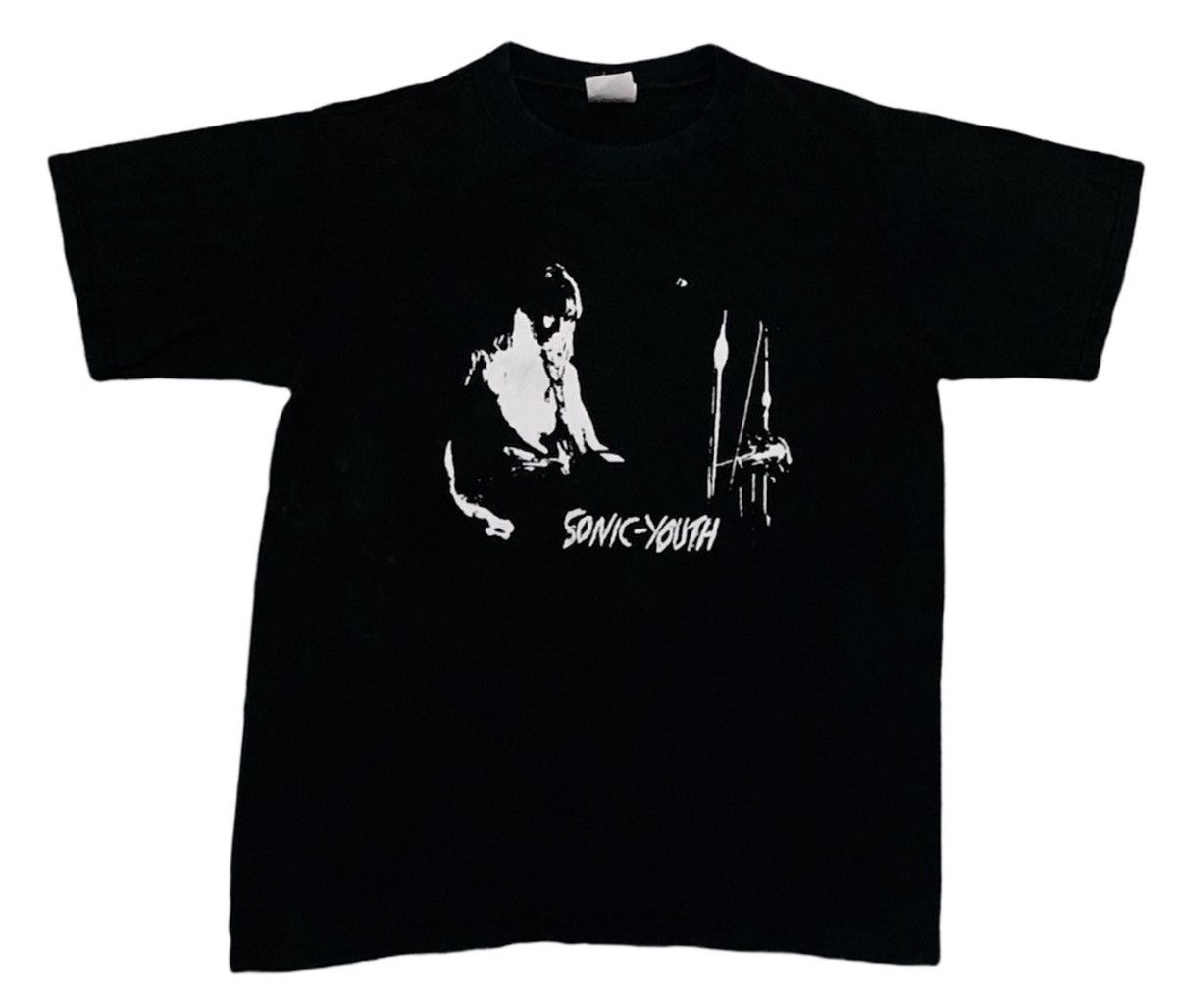 Band Tees Rare Design Vintage Rock Band Sonic Youth T Shirt 2000s Hoodie, Sweatshirt | PodTeesHub.com