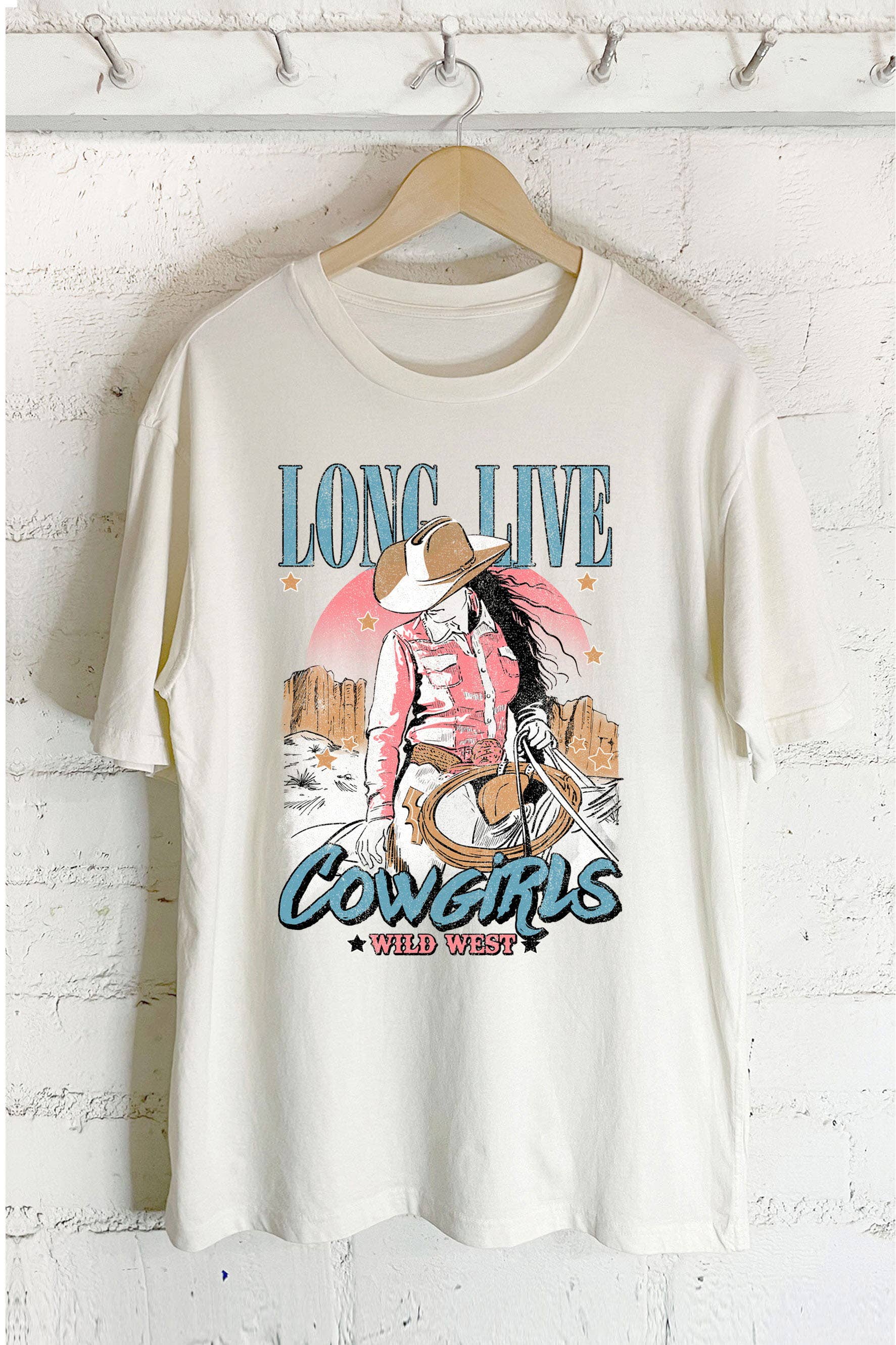 Long Live Cowgirls-Oversized Tee Hoodie, Sweatshirt | PodTeesHub.com