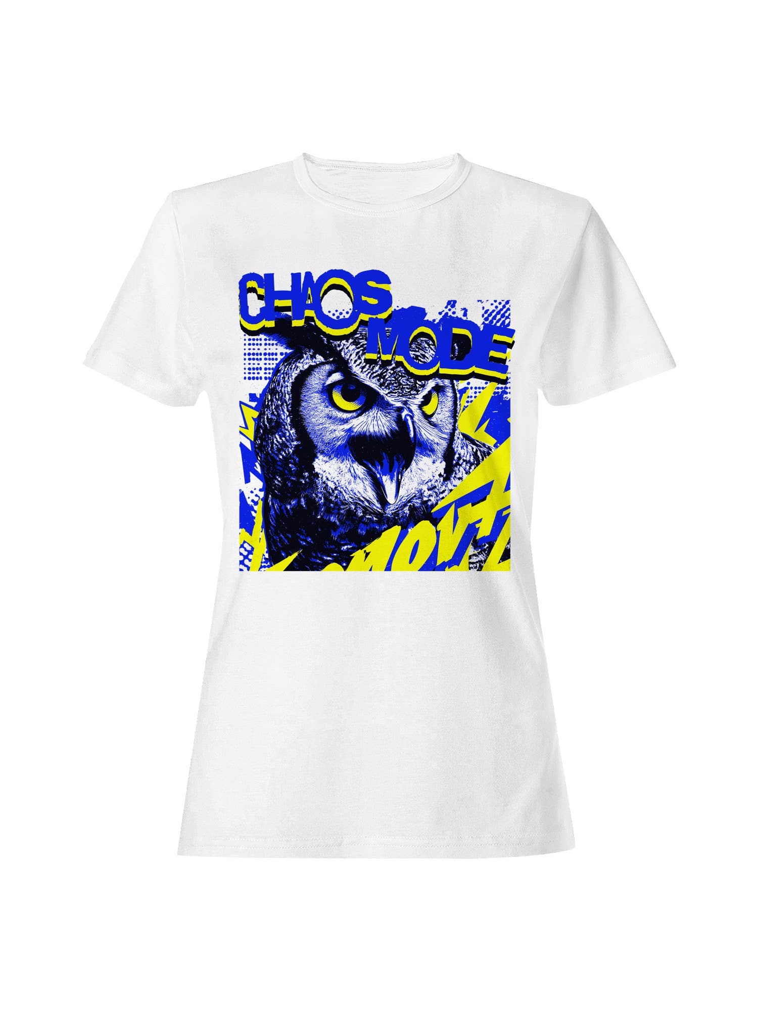 Chaos Mode Owl Art Design Women's T-Shirt Hoodie, Sweatshirt | PodTeesHub.com