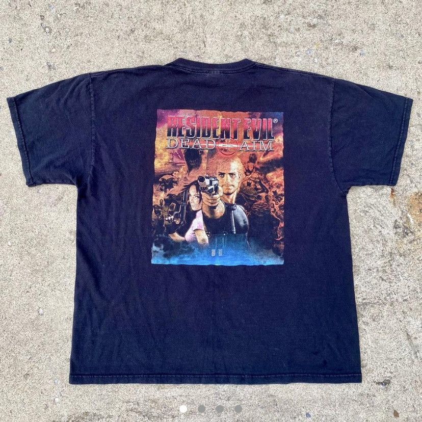90s Vintage Resident Evil Dead Aim Video Game Tee Hoodie, Sweatshirt | PodTeesHub.com