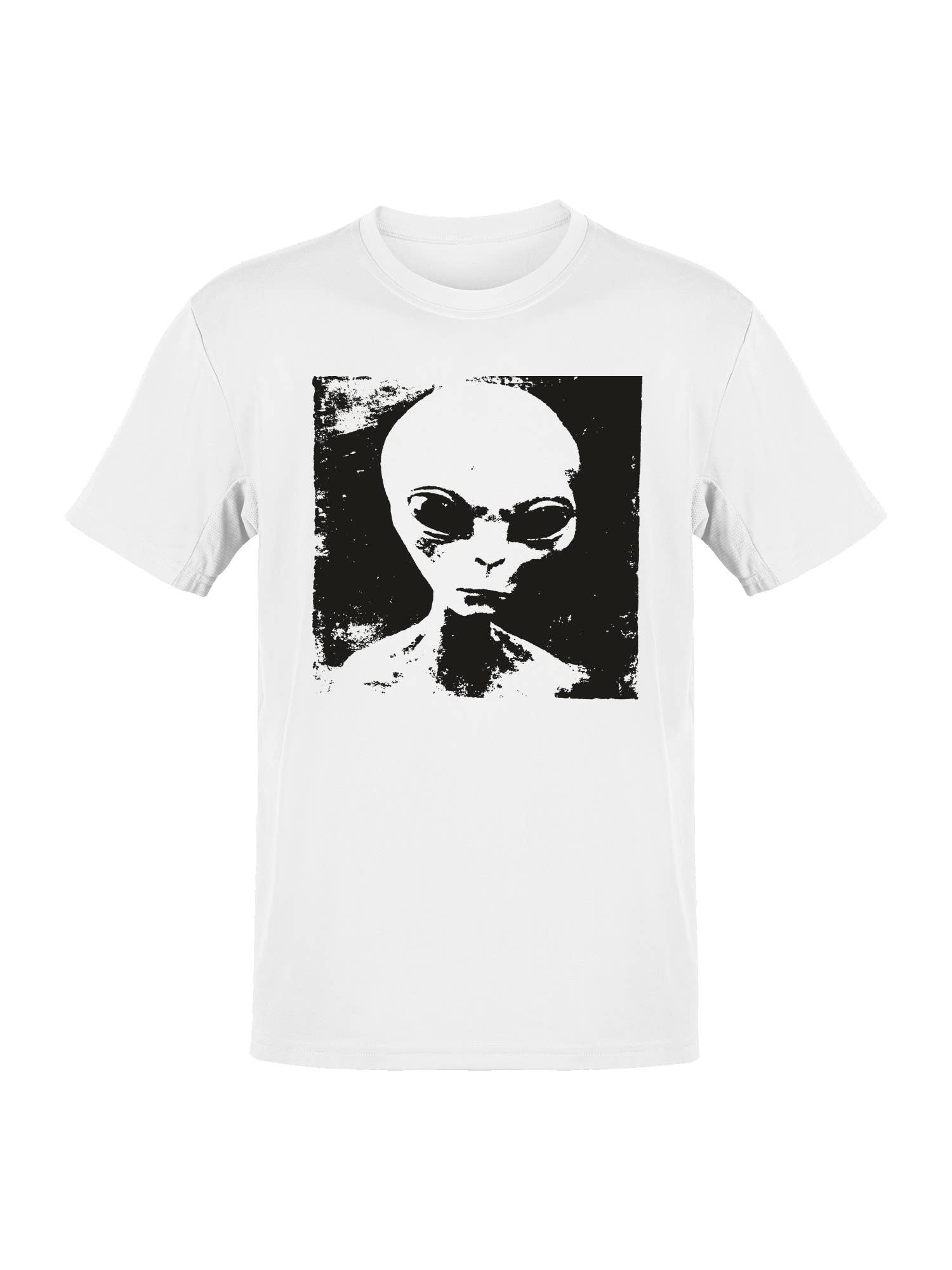 Mysterious Alien Grunge Artwork Men's T-Shirt Hoodie, Sweatshirt | PodTeesHub.com