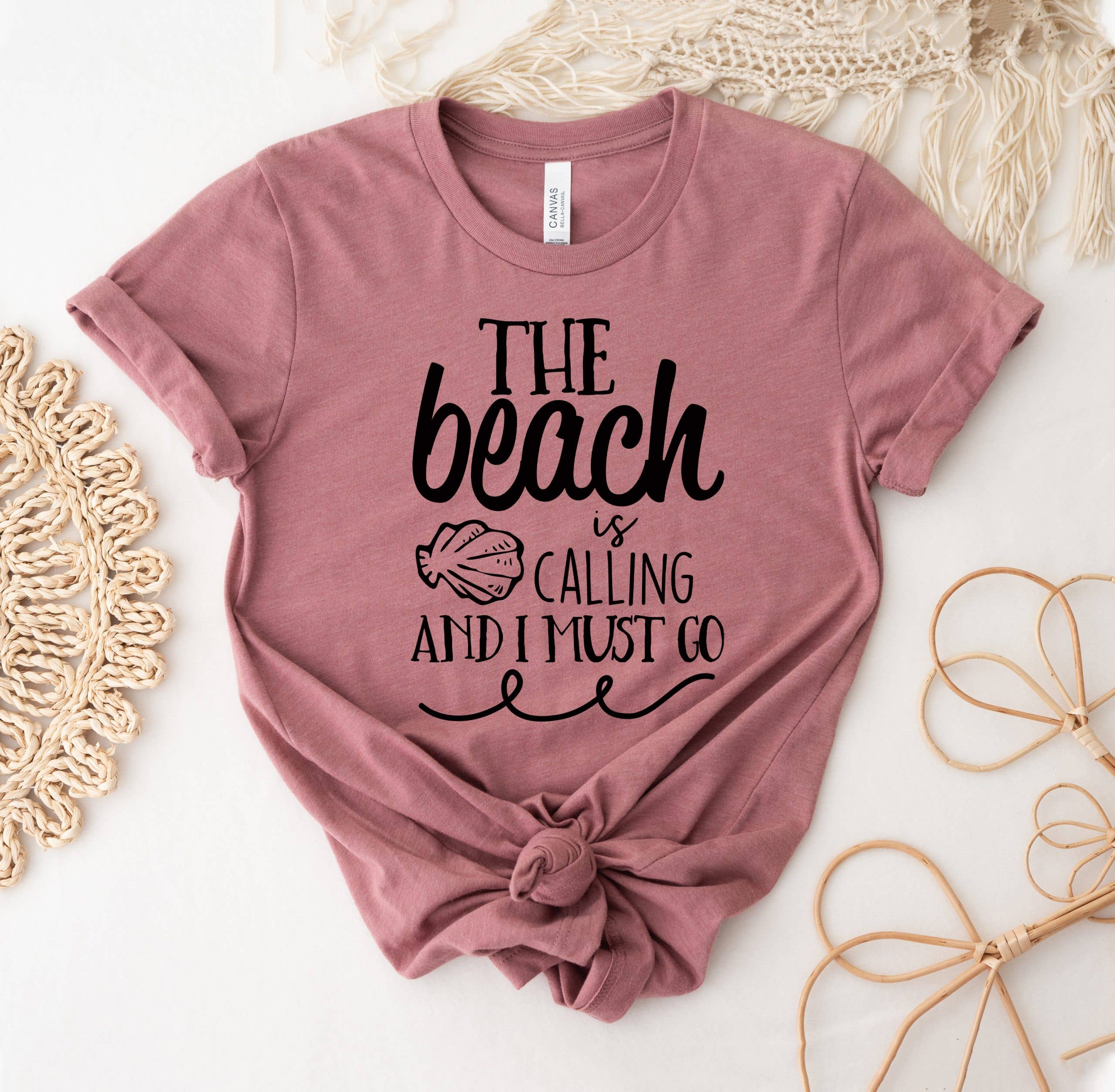 The Beach Is Calling and I Must Go T-Shirt Hoodie, Sweatshirt | PodTeesHub.com
