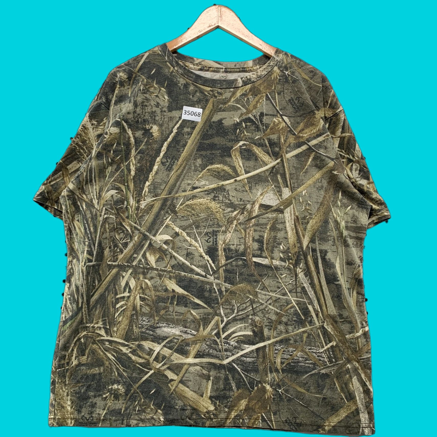 Vintage Redhead Camouflage Shirt Mens Xl Short Sleeve Real Tree 25x27 5 Camo Hunting Crew Ne Hoodie, Sweatshirt