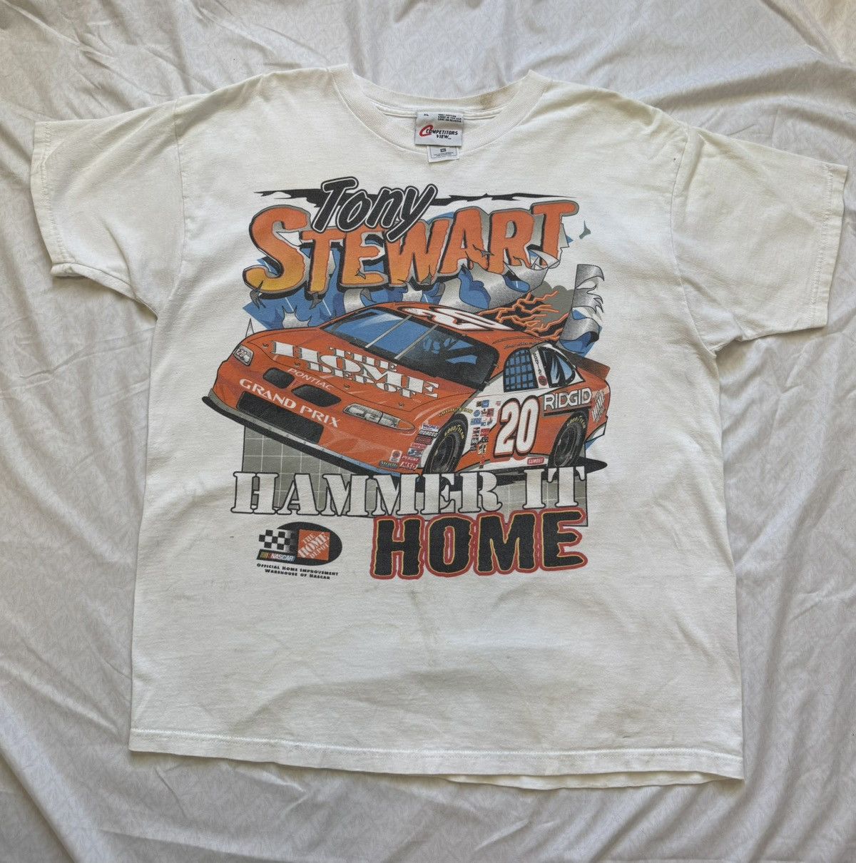 Tony Stewart Nascar 20 Home Depot Pontiac Grand Prix Tee Hoodie, Sweatshirt | PodTeesHub.com