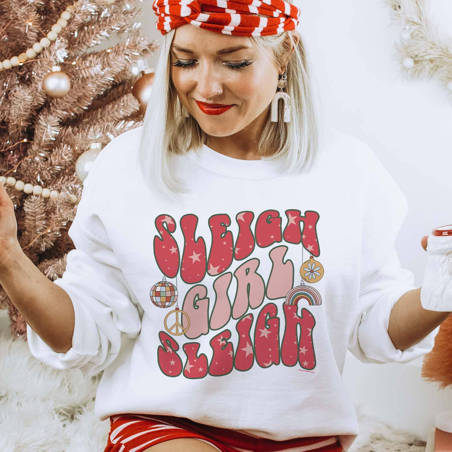Sleigh Girl Sleigh '22 - White Sweatshirt T-Shirts, Hoodie | PodTeesHub.com