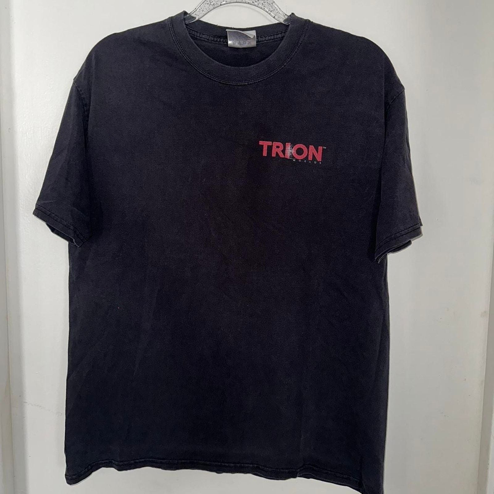 Vintage Trion Worlds Video Game T Shirt Size L Hoodie, Sweatshirt | PodTeesHub.com