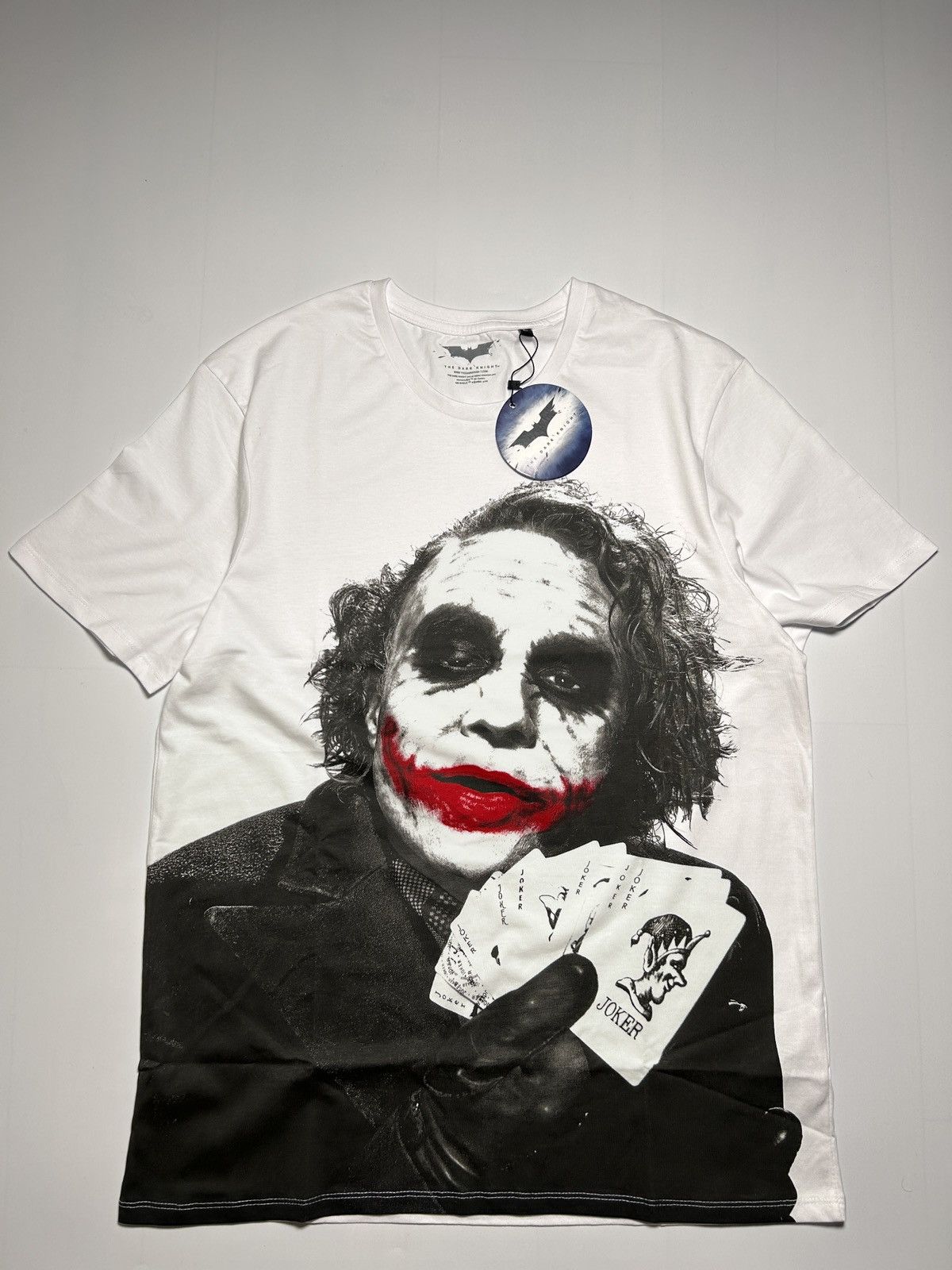 Vintage 2008 Dc The Dark Knight Joker Face Tee Hoodie, Sweatshirt | PodTeesHub.com