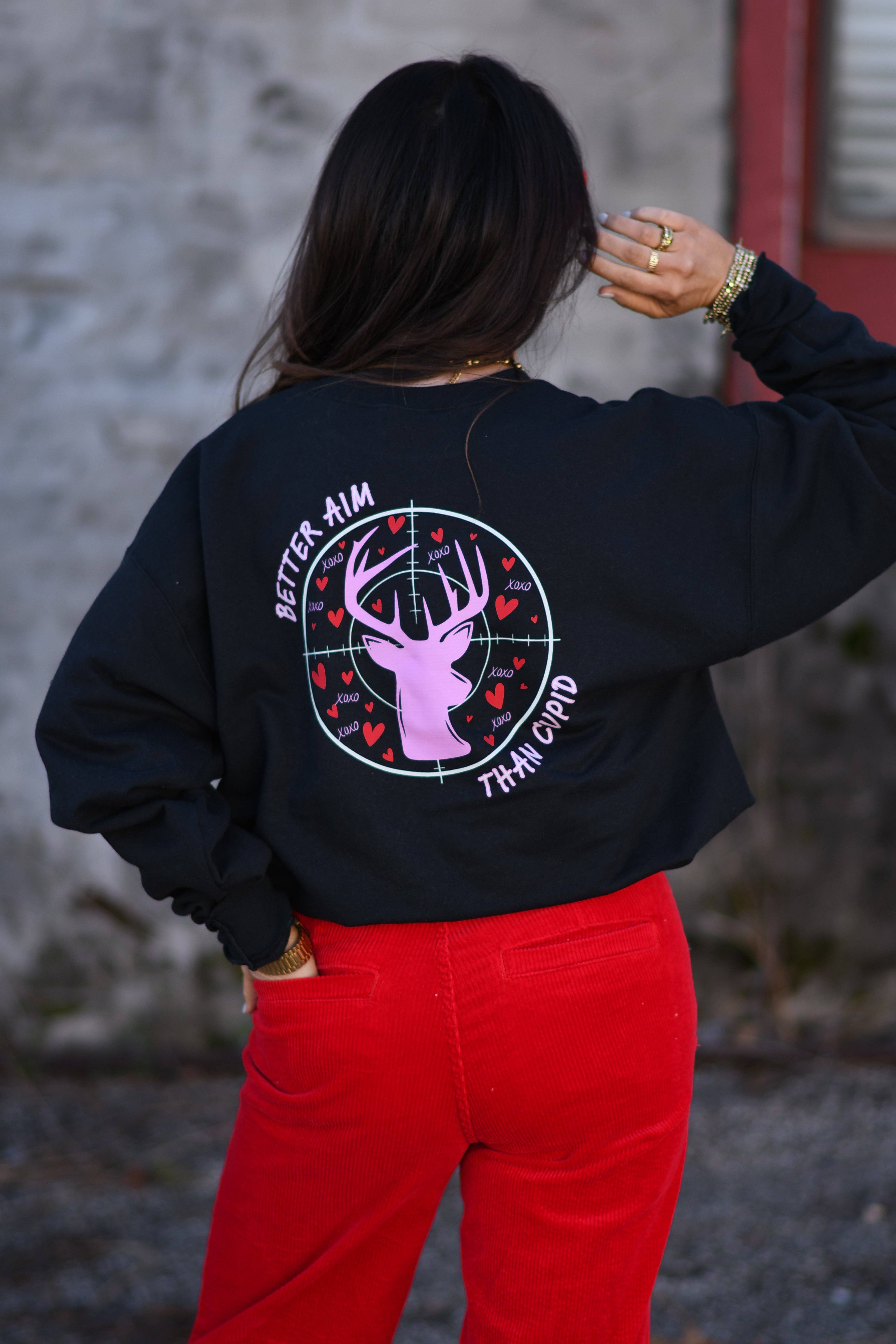 Better Aim Than Cupid Tee / Sweatshirt Hoodie | PodTeesHub.com