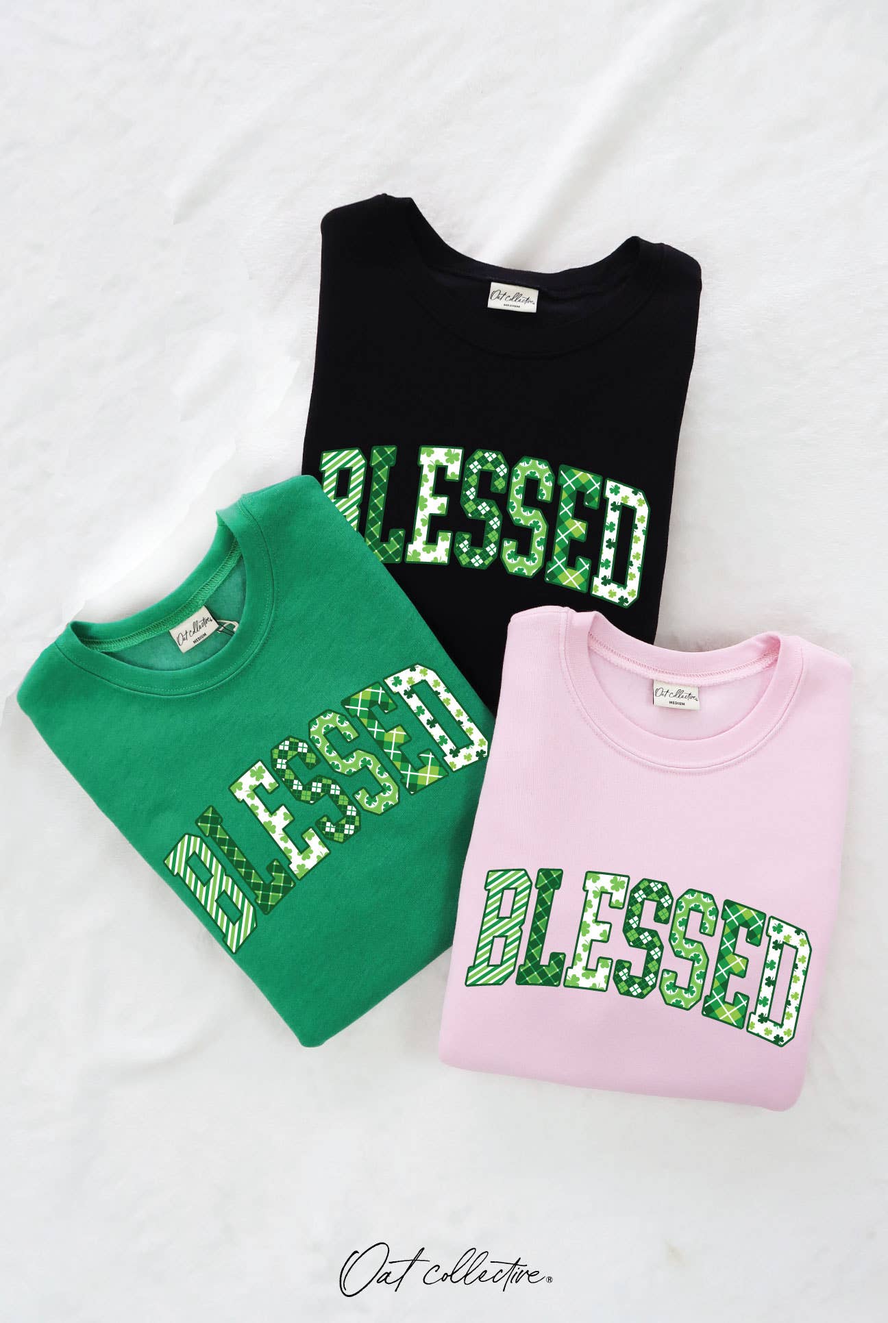 Blessed with Pattern Graphic Sweatshirt T-Shirts, Hoodie | PodTeesHub.com