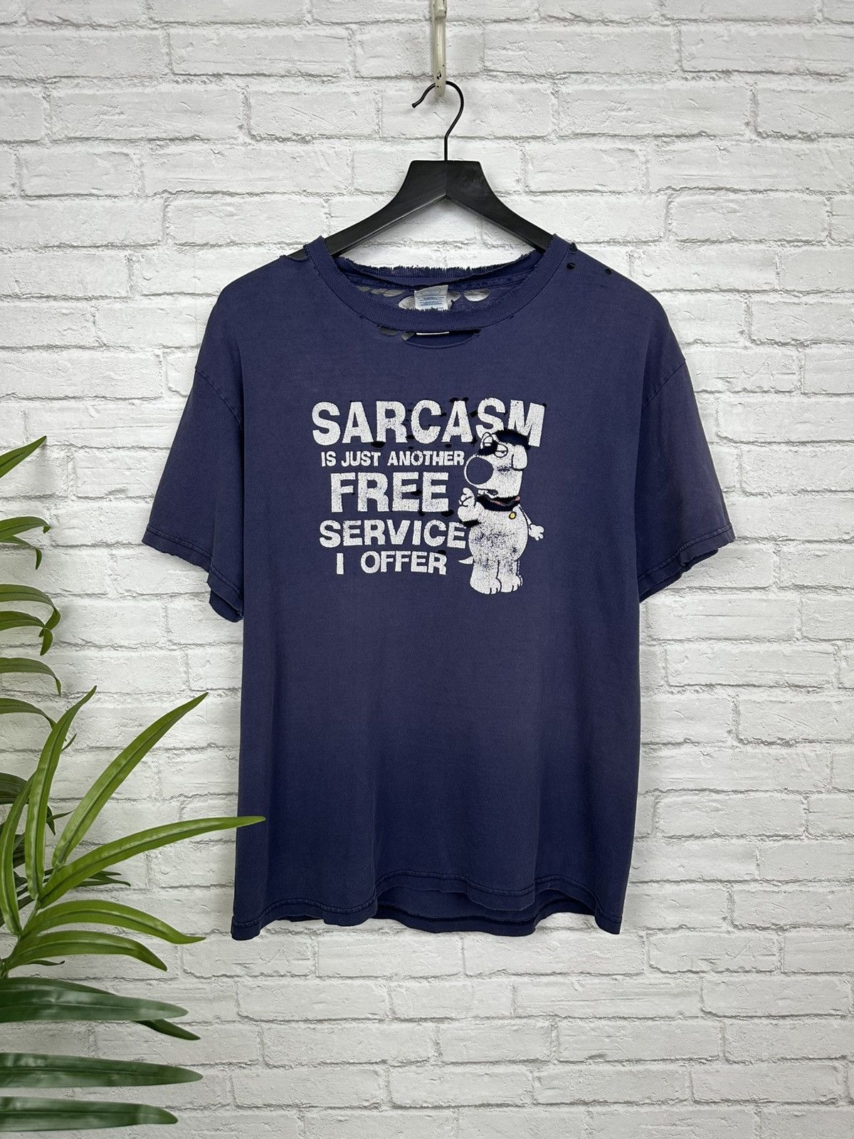 Vintage L Amazing Thrashed Vintage Family Guy T Shirt Hoodie, Sweatshirt | PodTeesHub.com