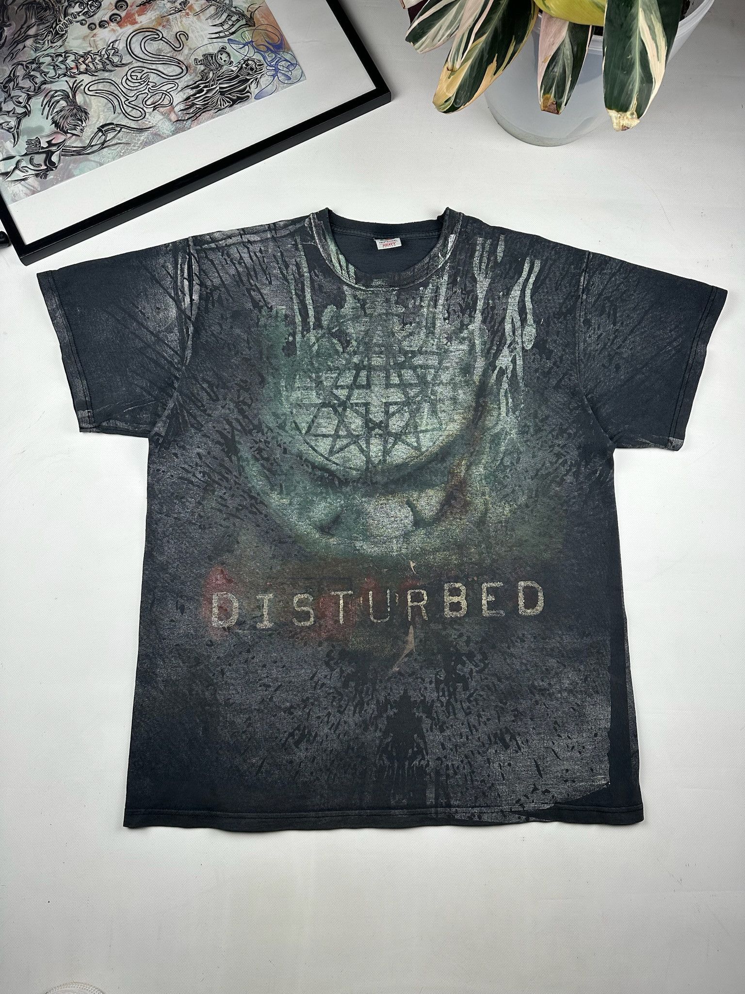 Vintage Y2k Faded Crazy Disturbed Grunge Metal Band Shirt Hoodie, Sweatshirt | PodTeesHub.com