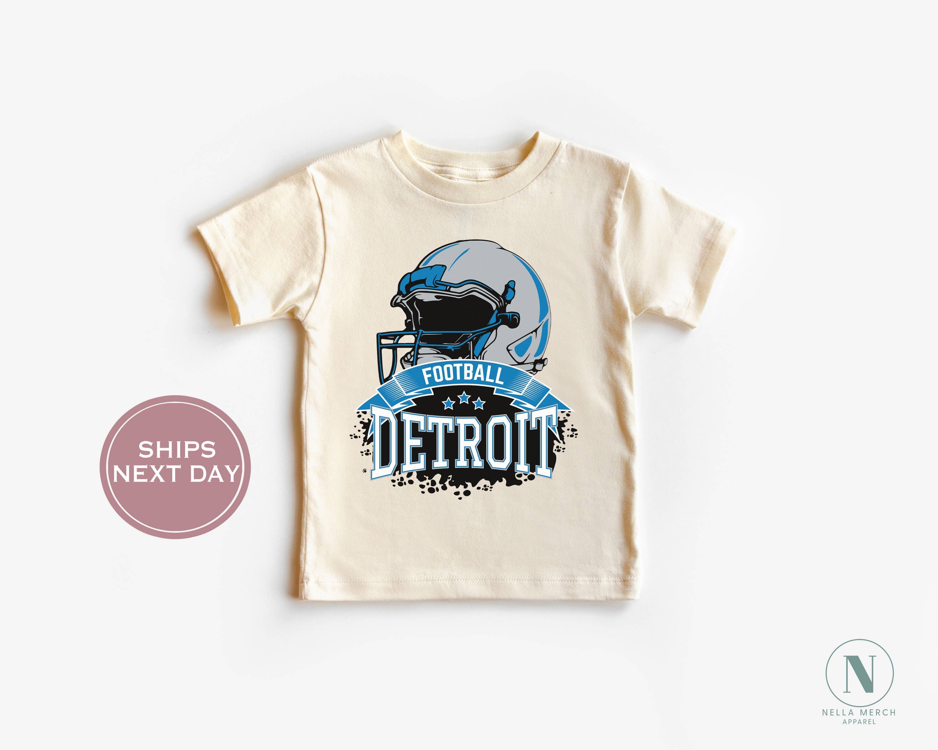Retro Detroit Football Shirt – Vintage Women & Toddler Tee Hoodie, Sweatshirt | PodTeesHub.com