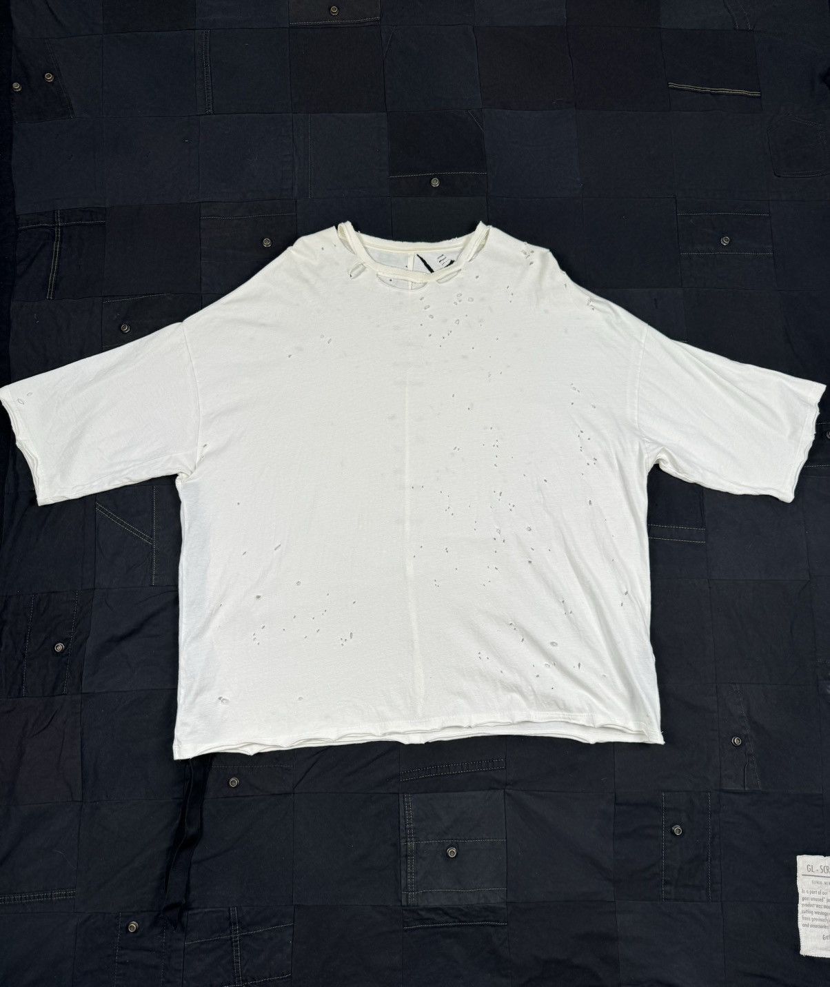 Ben Taverniti Unravel Project Oversized Distressed Tee Hoodie, Sweatshirt | PodTeesHub.com