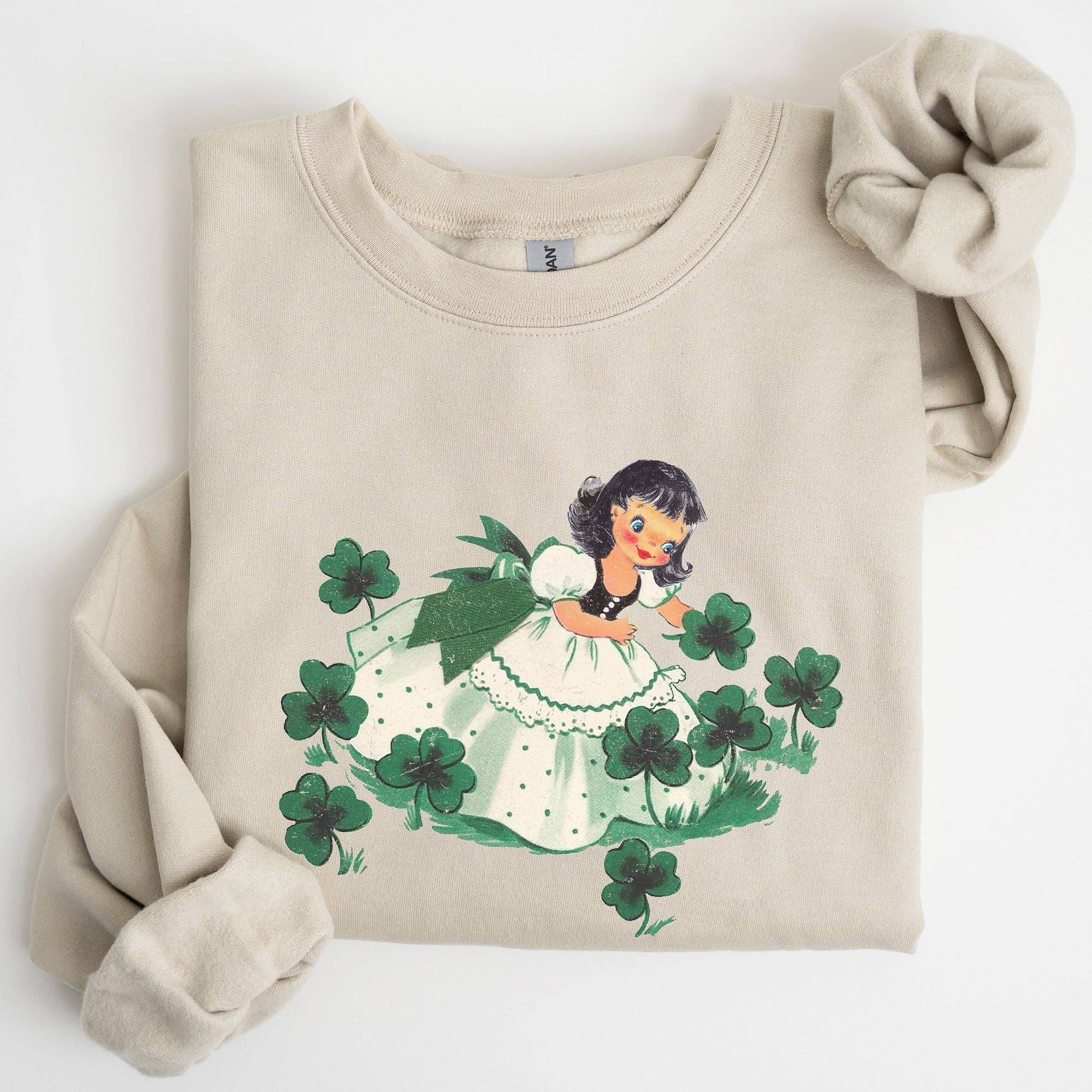 Clover Girl, Shamrocks, St Patrick's Day Sweatshirt T-Shirts, Hoodie | PodTeesHub.com