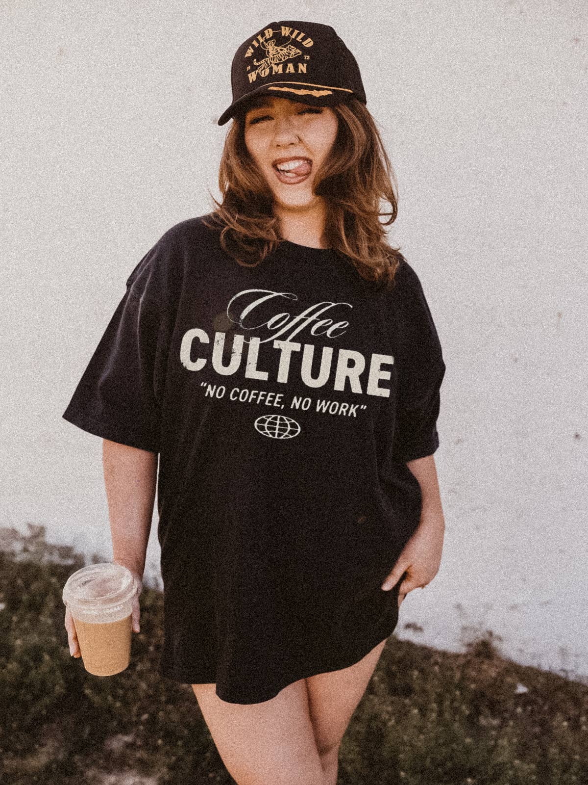 Coffee Culture Womens Graphic Tee - Black Hoodie, Sweatshirt | PodTeesHub.com