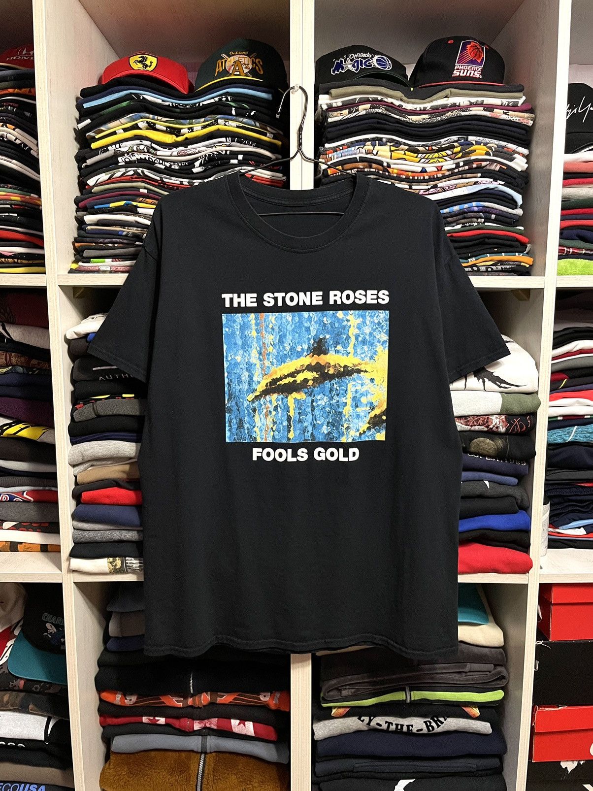 Band Tees Vintage The Stone Roses Fools Gold Rock Band T Shirt Hoodie, Sweatshirt | PodTeesHub.com