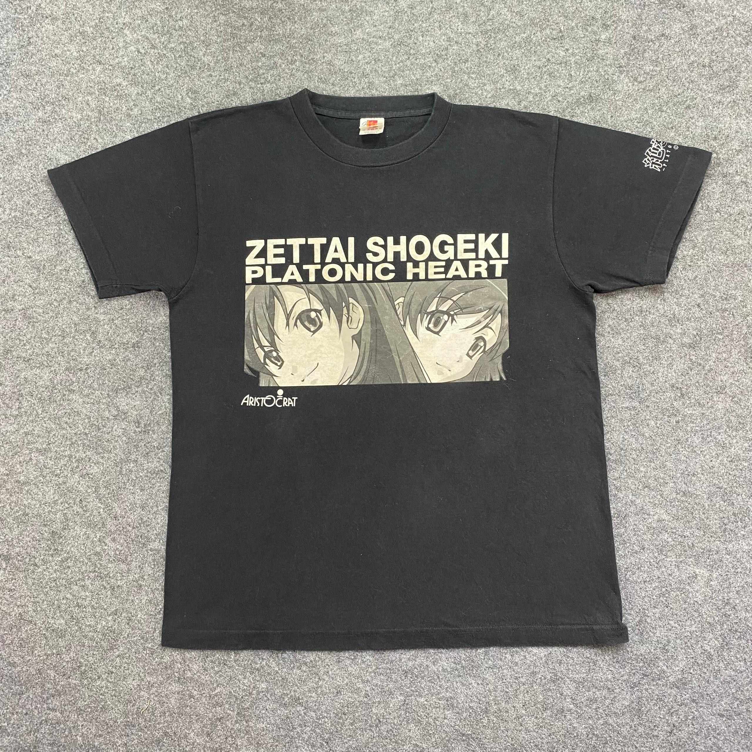 Anime Vintage Aristocrat Zettai Shogeki Platonic Heart Anime Shirt Hoodie, Sweatshirt | PodTeesHub.com