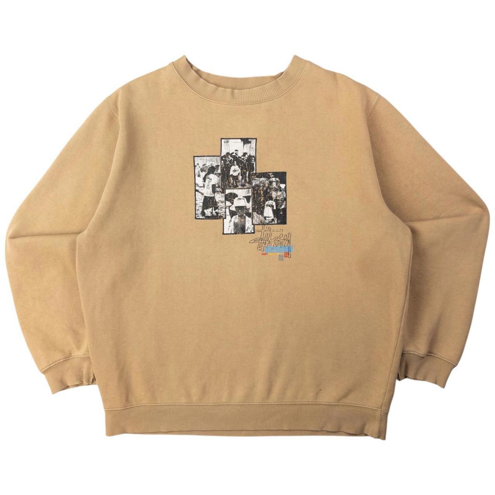 Vintage Stussy Graphic Sweatshirt Size M T-Shirts, Hoodie | PodTeesHub.com