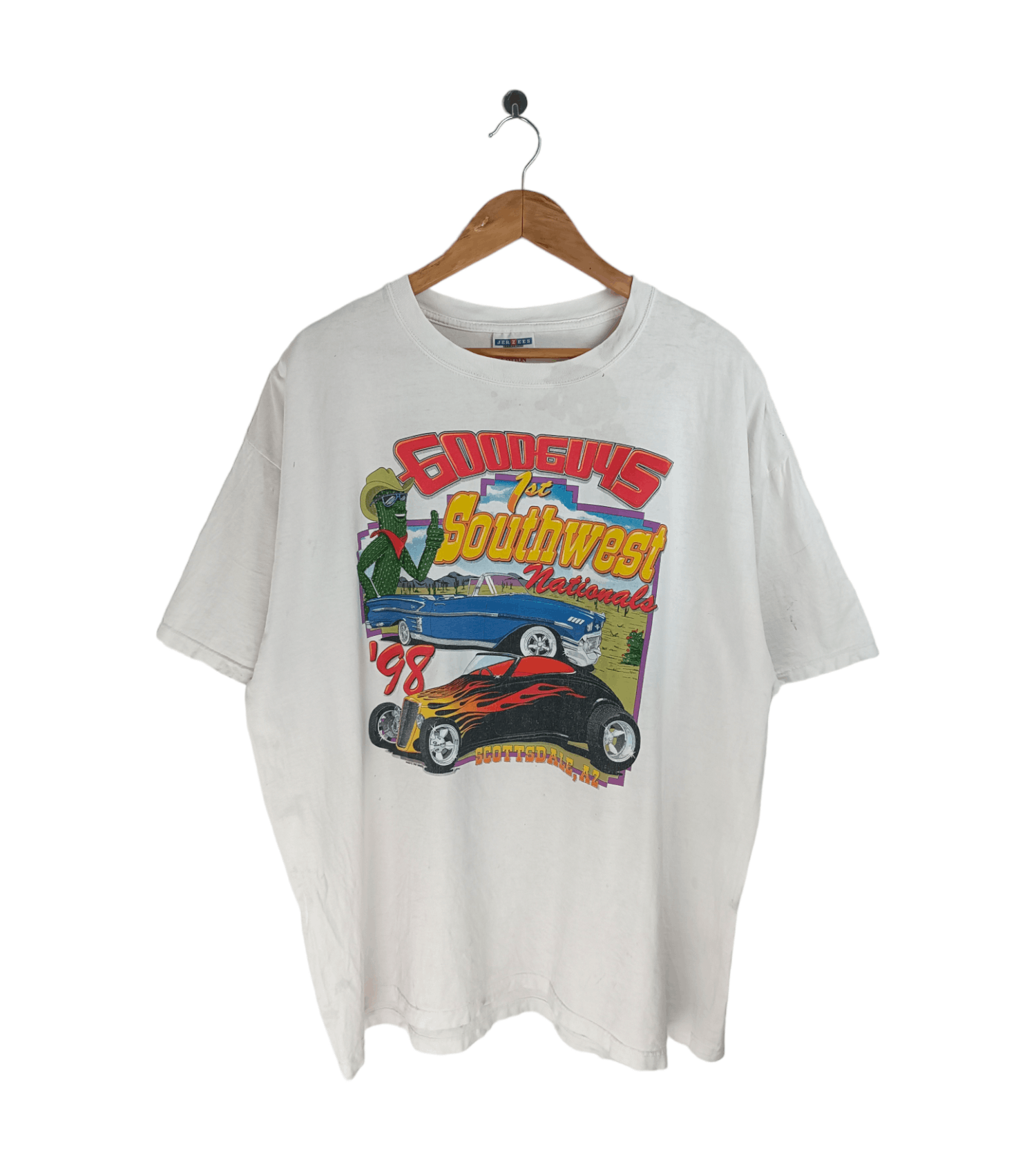 Other Vintage 98 Goodguys 1st Southwest Nationals Distressed Tee Hoodie, Sweatshirt | PodTeesHub.com