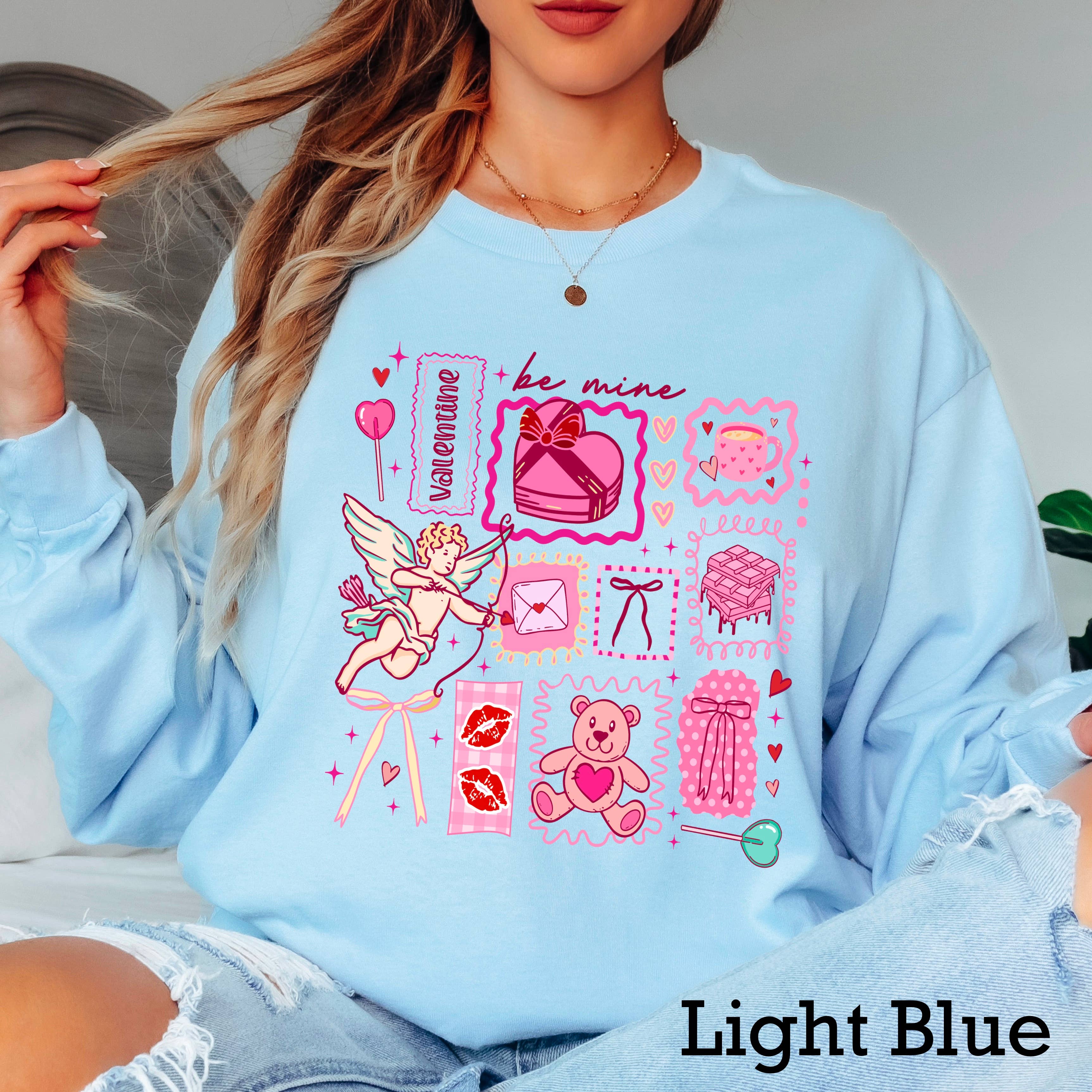 Be My Valentine  Long Sleeve Shirt | Gildan Hoodie, Sweatshirt | PodTeesHub.com