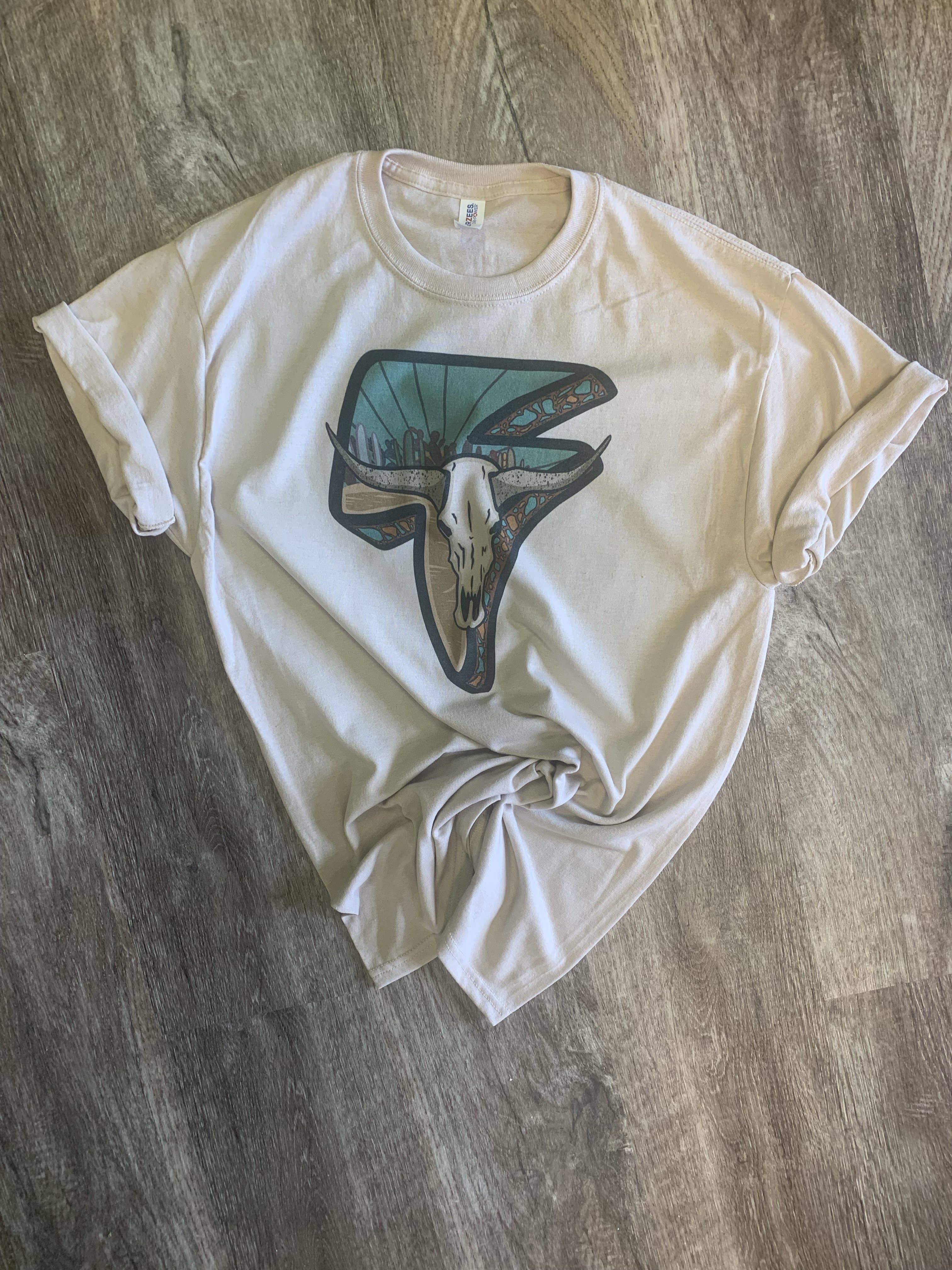 Longhorn Lightning Bolt Sand Tee Hoodie, Sweatshirt | PodTeesHub.com
