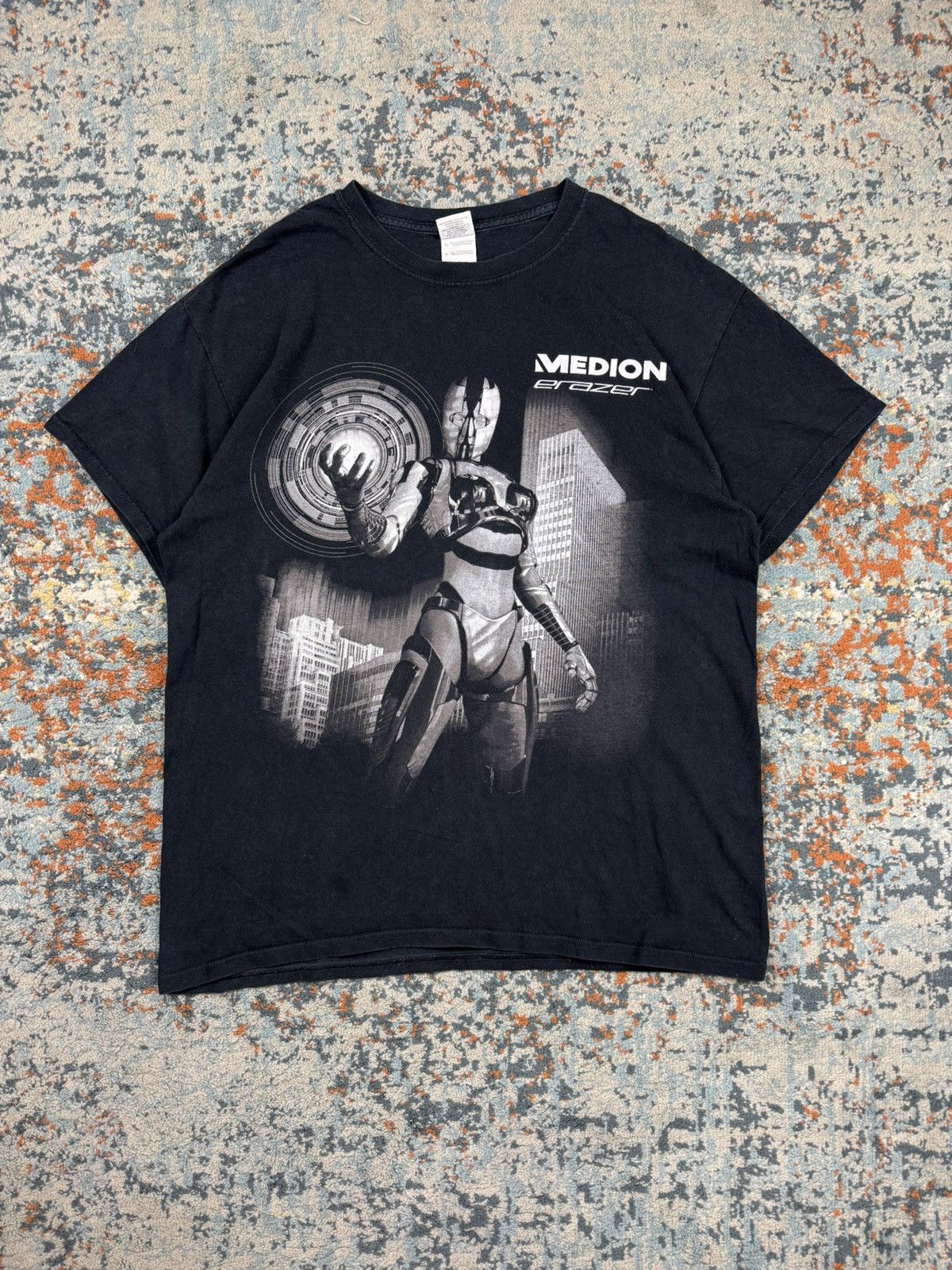Vintage 00s Medion Erazer Gaming Laptop Computer Graphic Tee Hoodie, Sweatshirt | PodTeesHub.com