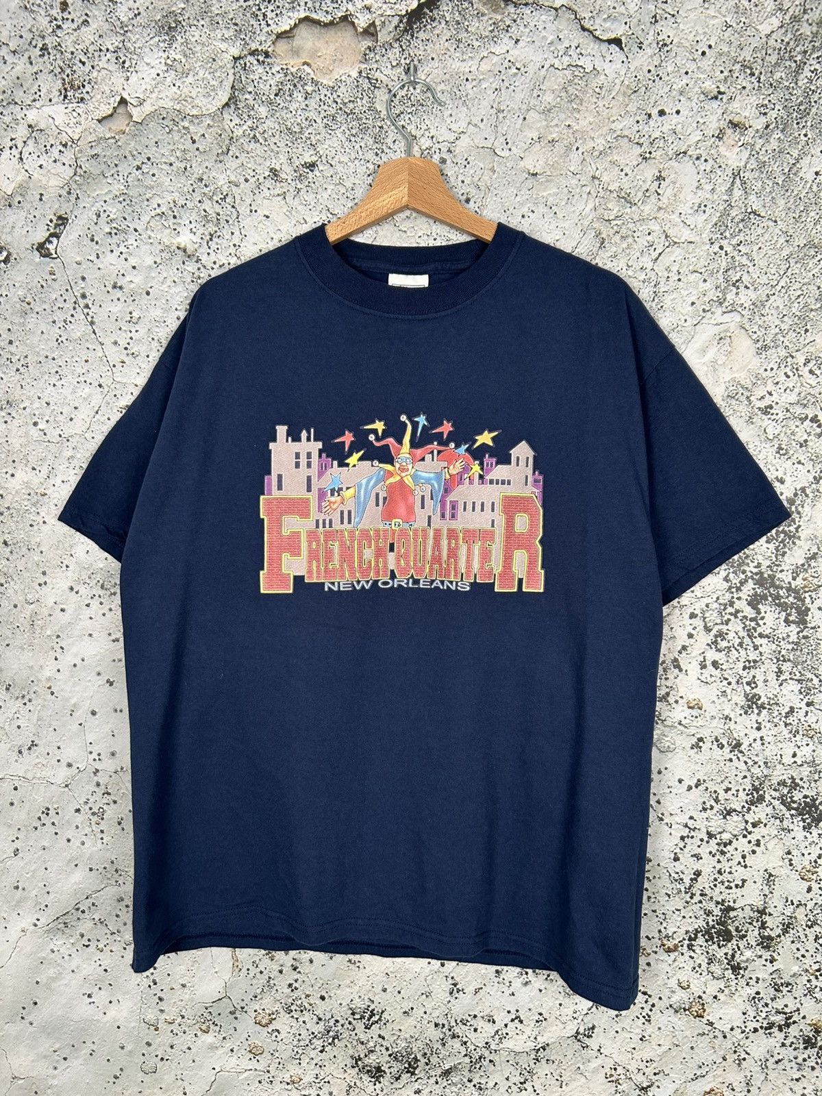 Vintage French Quarter New Orleans Graphic Tee Baggy Boxy Hoodie, Sweatshirt | PodTeesHub.com